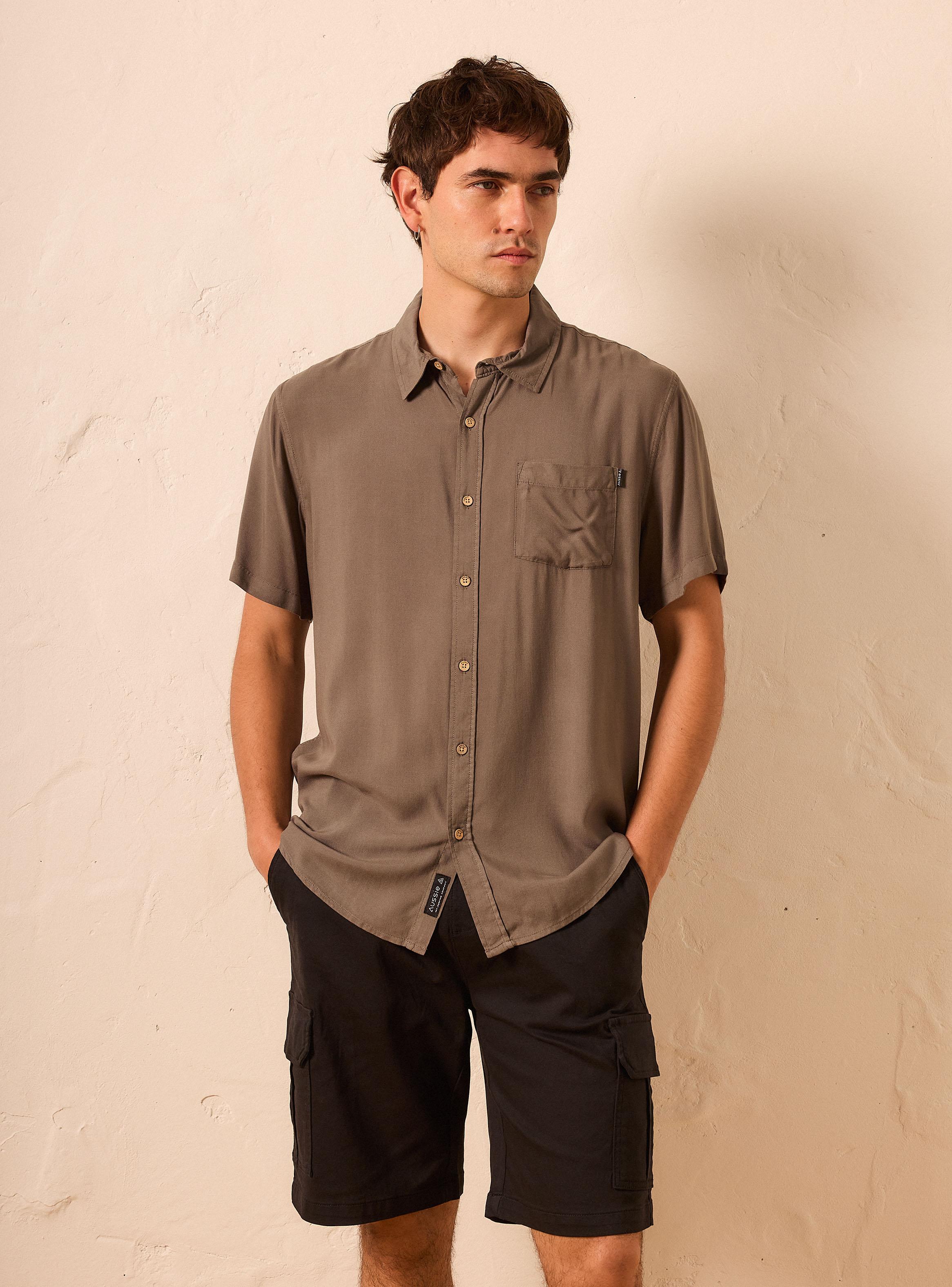 Camisa Lavado Acid Wash Relaxed Fit-0