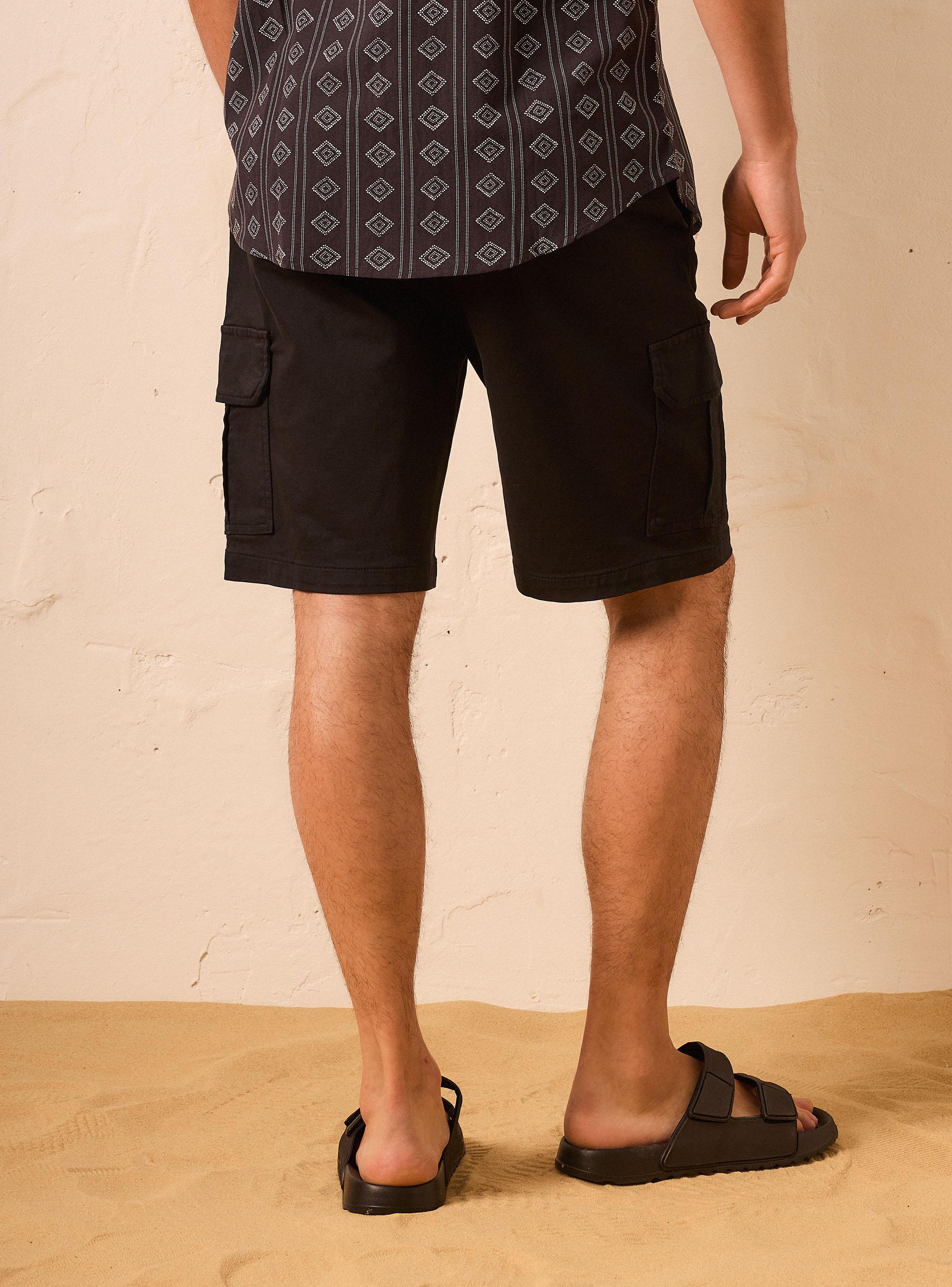 Short Estilo Cargo Tiro Medio-1
