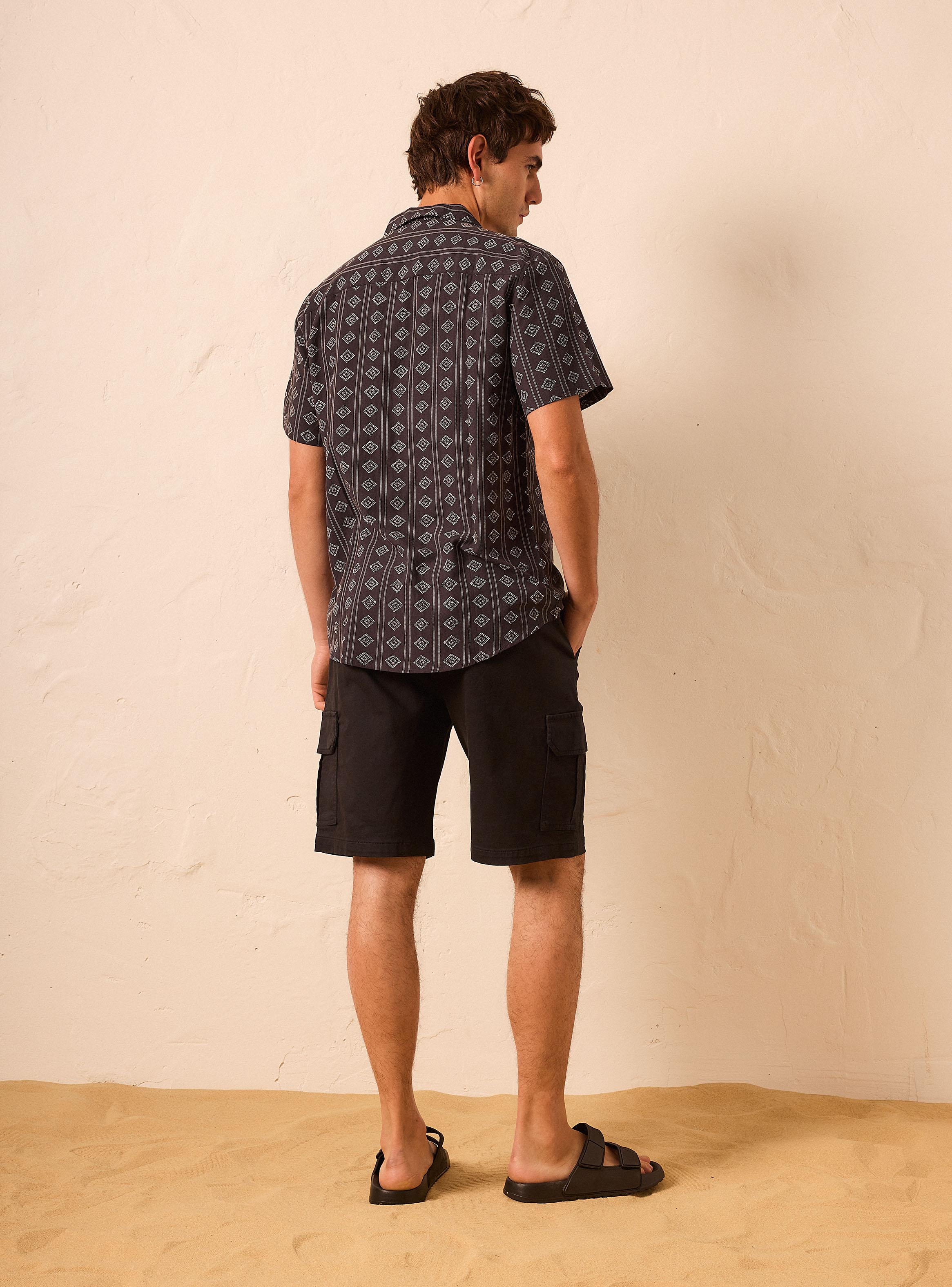 Short Estilo Cargo Tiro Medio-5