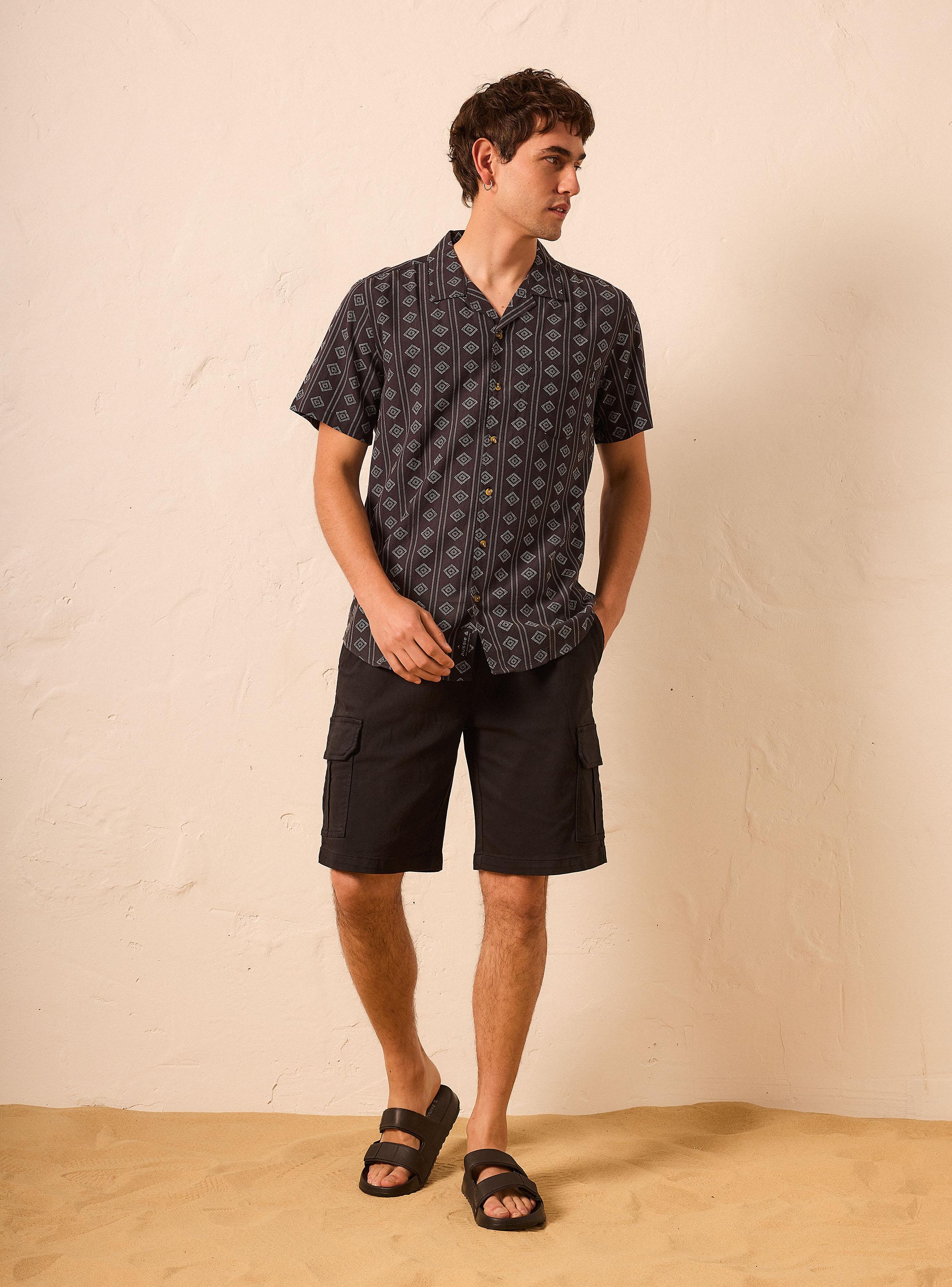 Short Estilo Cargo Tiro Medio-4