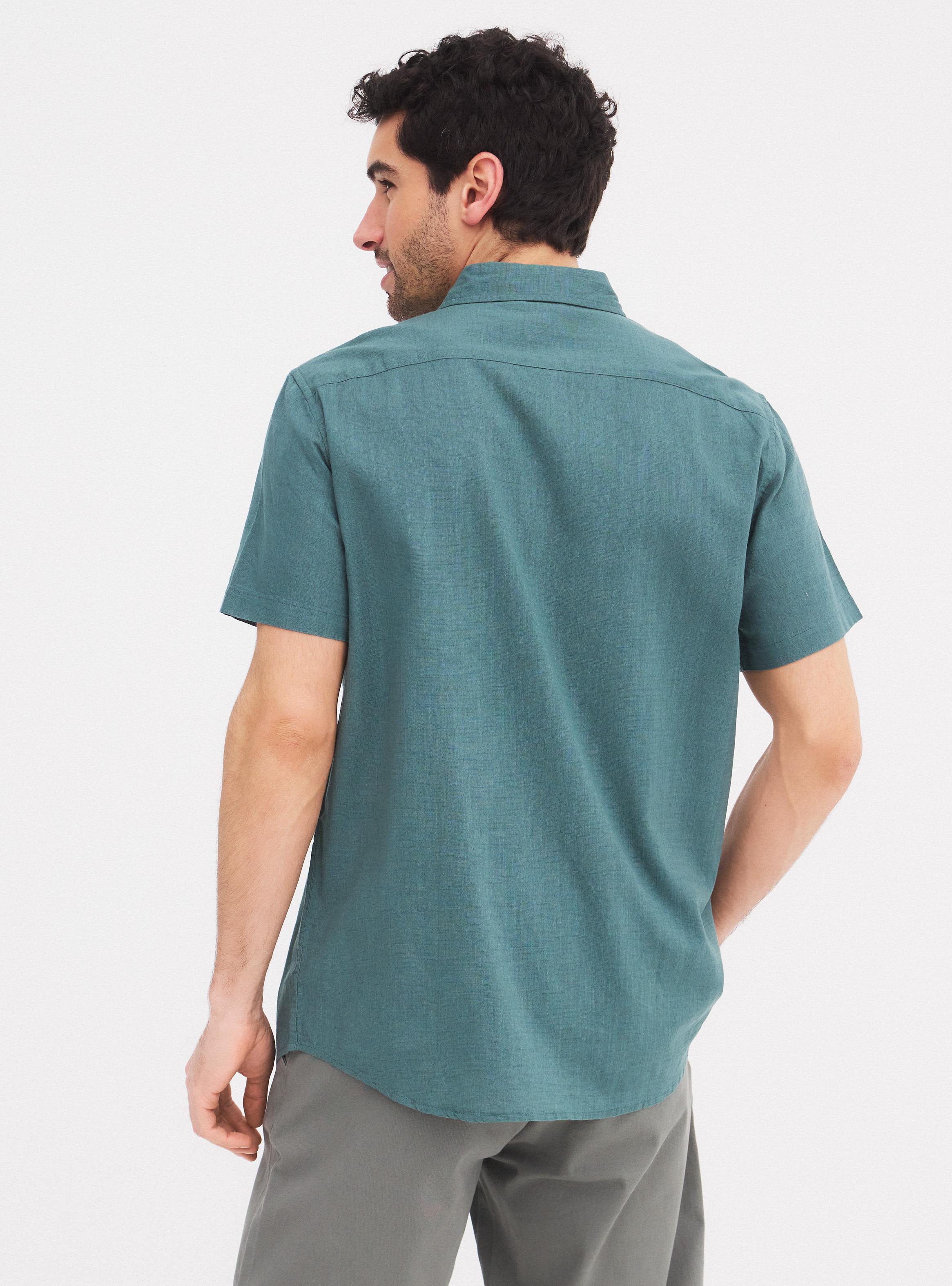 Camisa Manga Corta Algodón-1