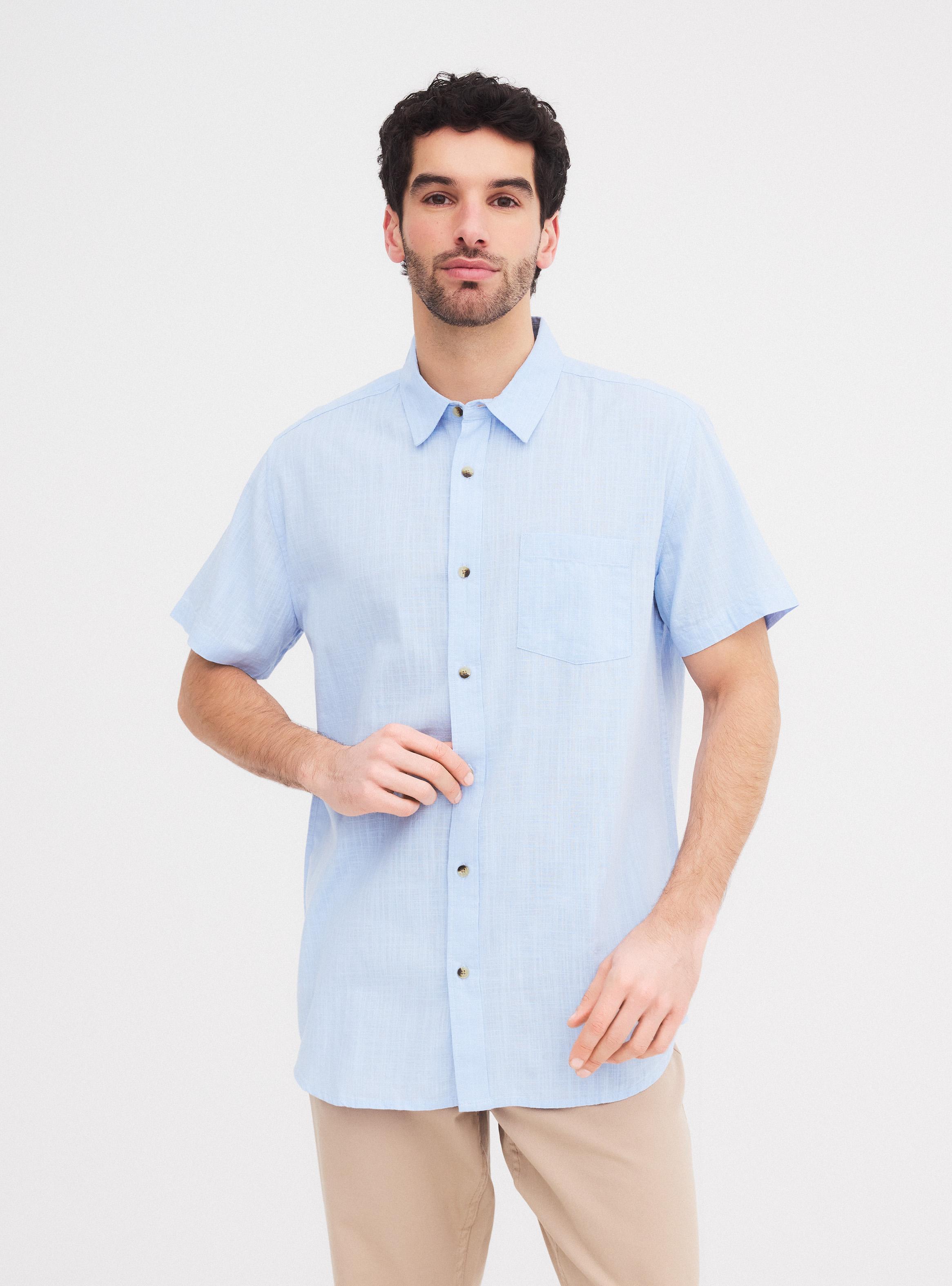 Camisa Manga Corta Algodón-0