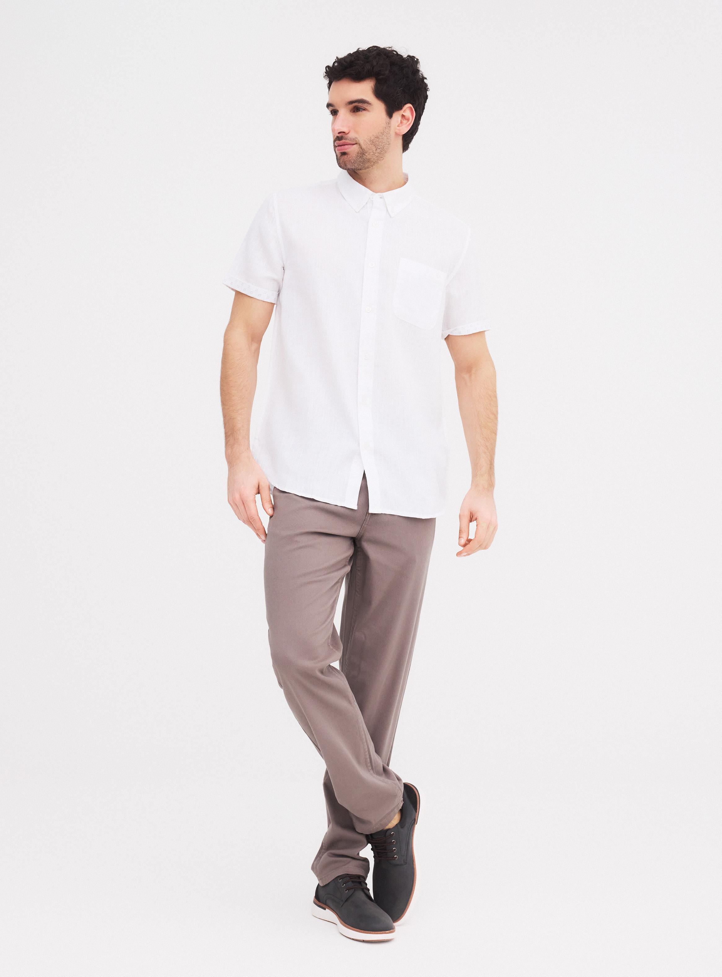 Camisa Manga Corta Texturada-4