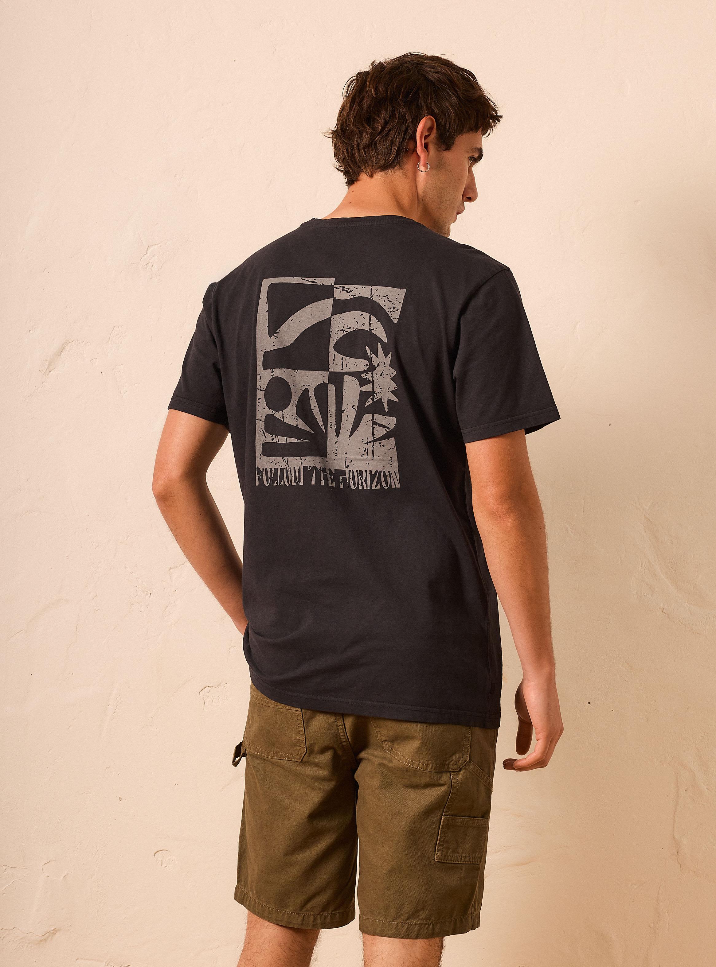 Polera Estampado en Espalda-1