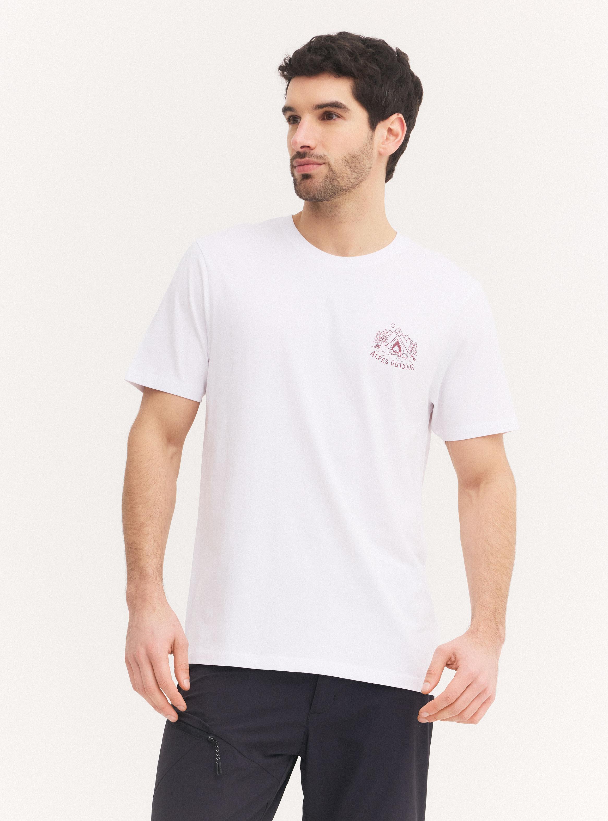 Polera Diseño Estampado En Pecho-0