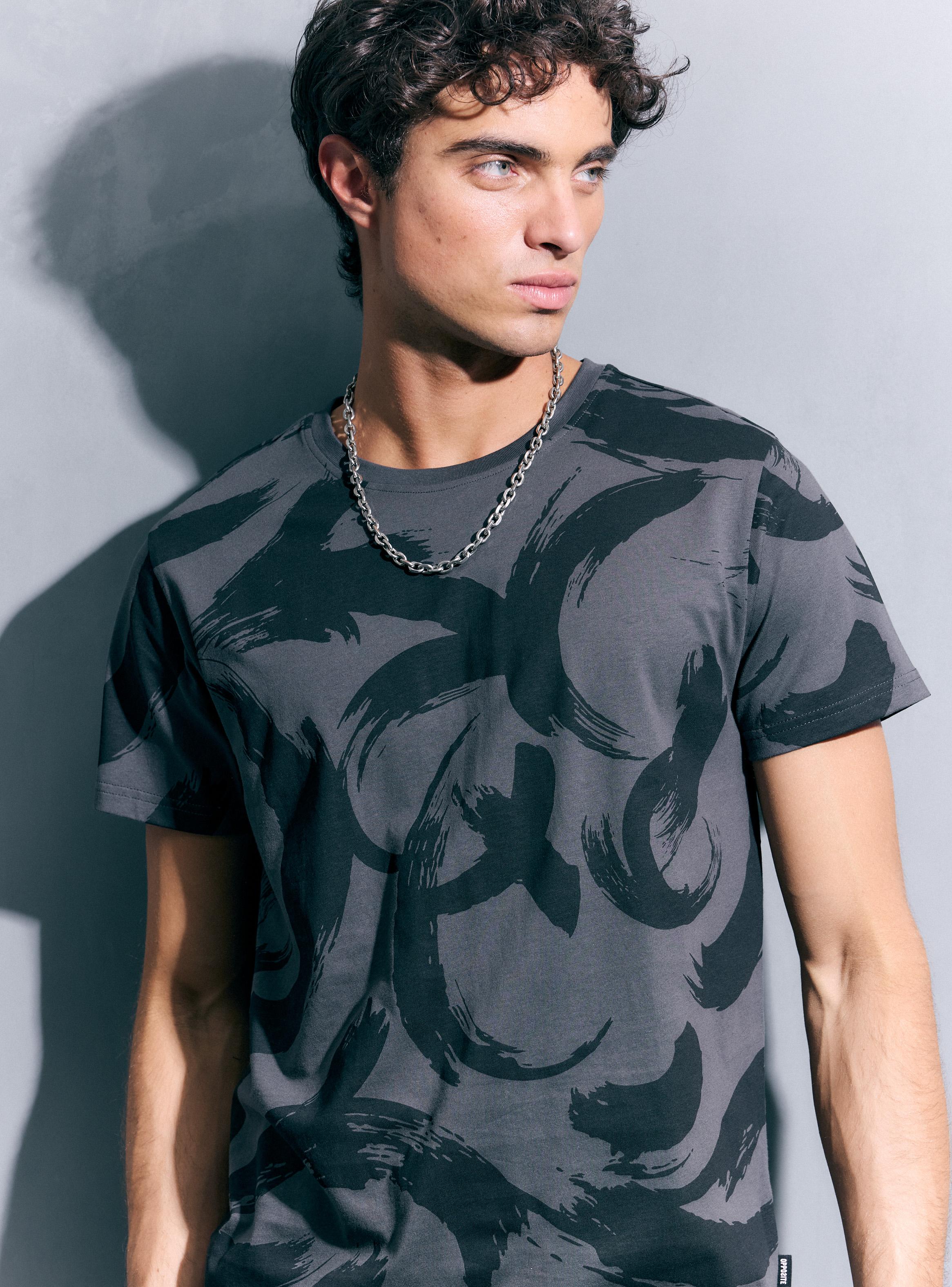 Polera Full Print Algodón Manga Corta-2