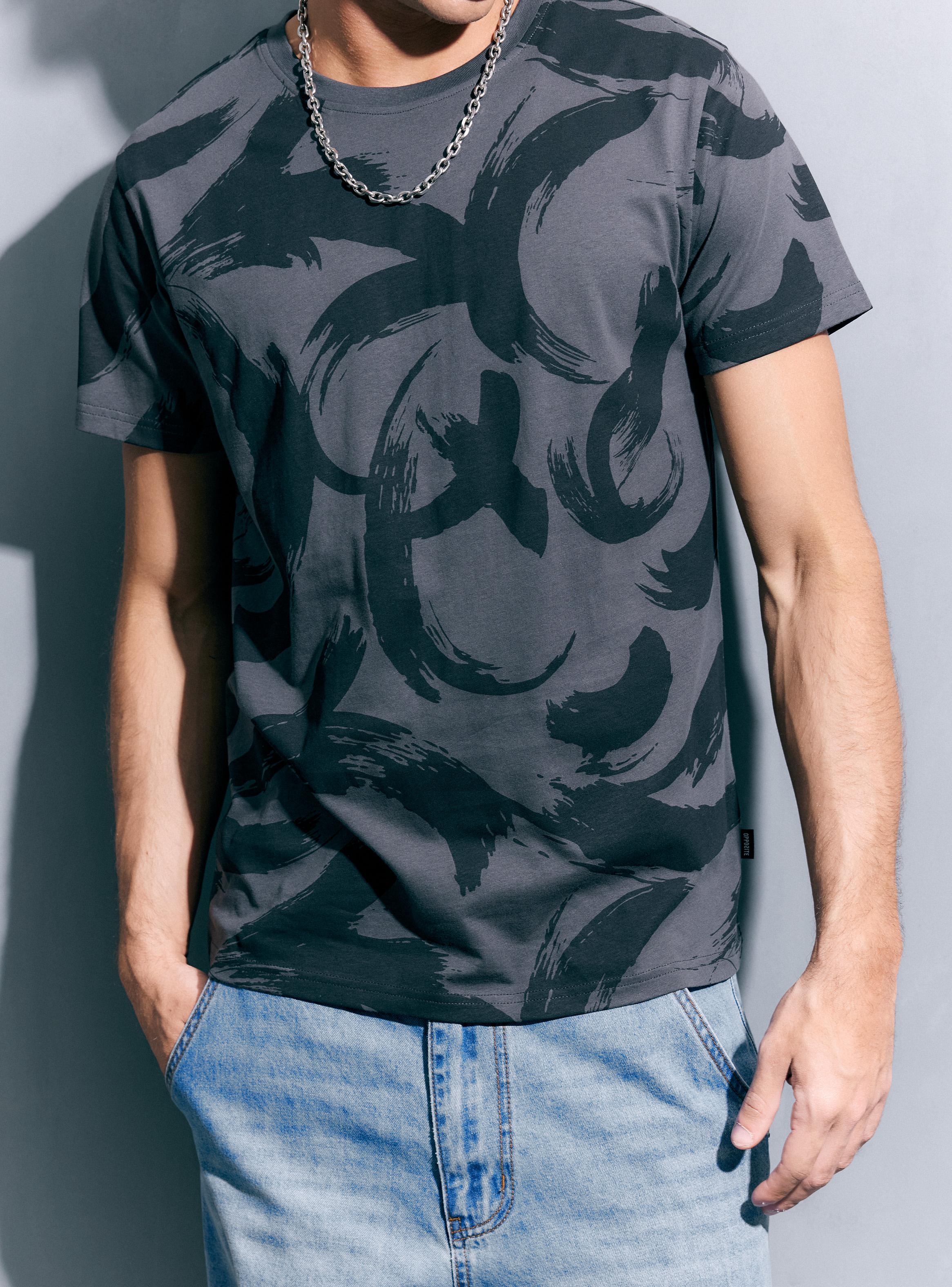 Polera Full Print Algodón Manga Corta-3