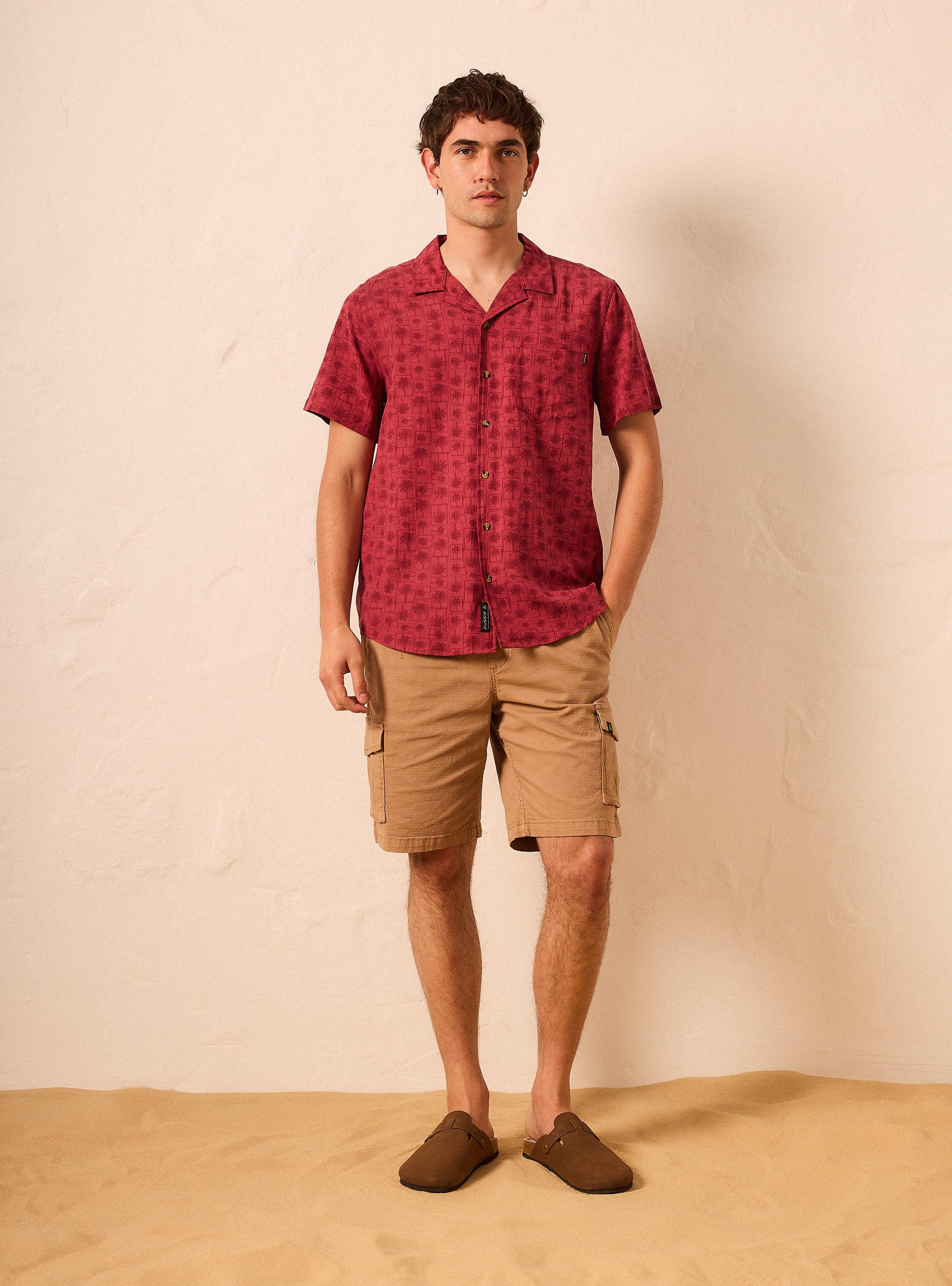 Camisa Estampada Relaxed Fit-4