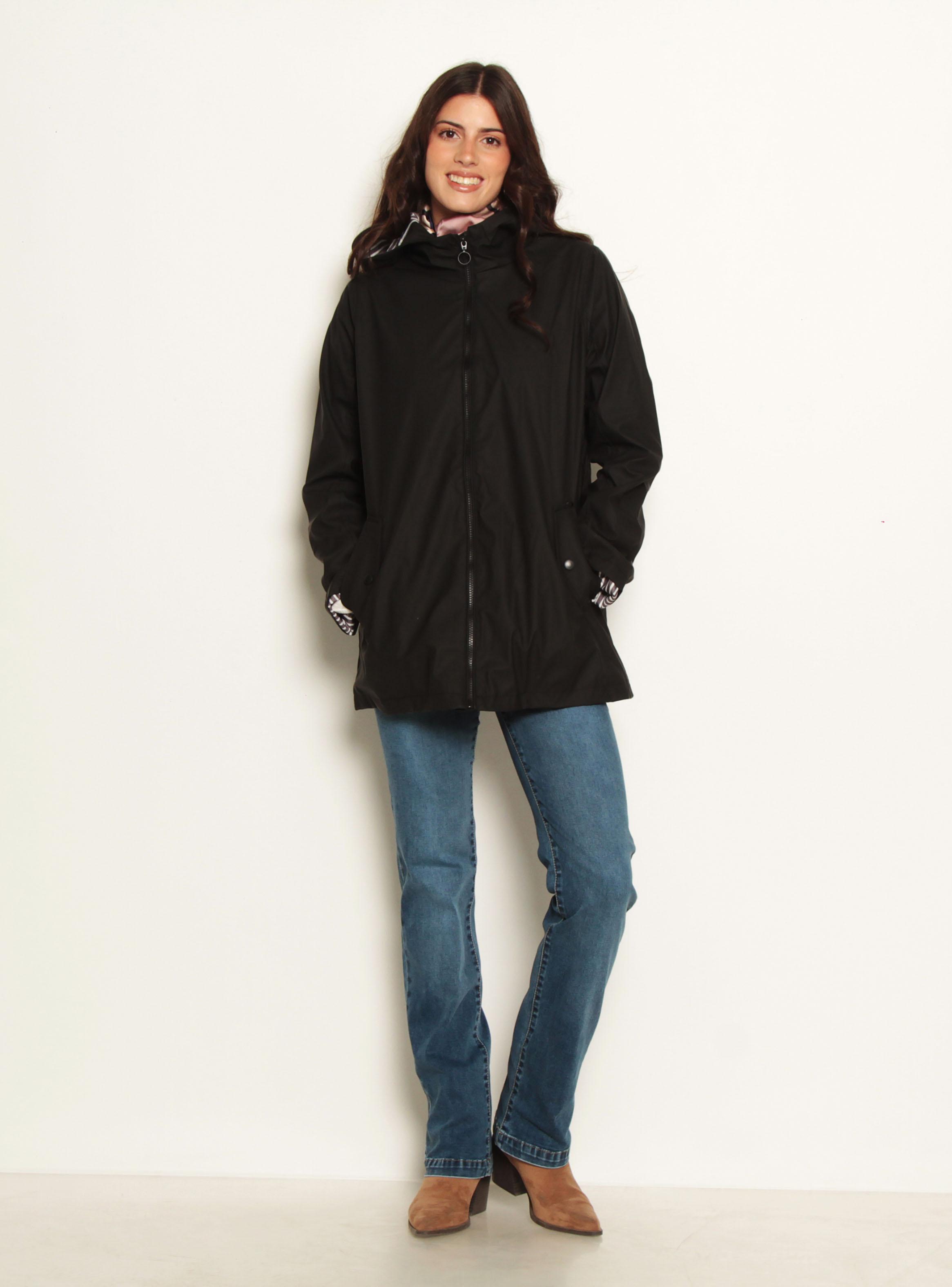 Chaqueta Impermeable con Capucha y Cierre-3