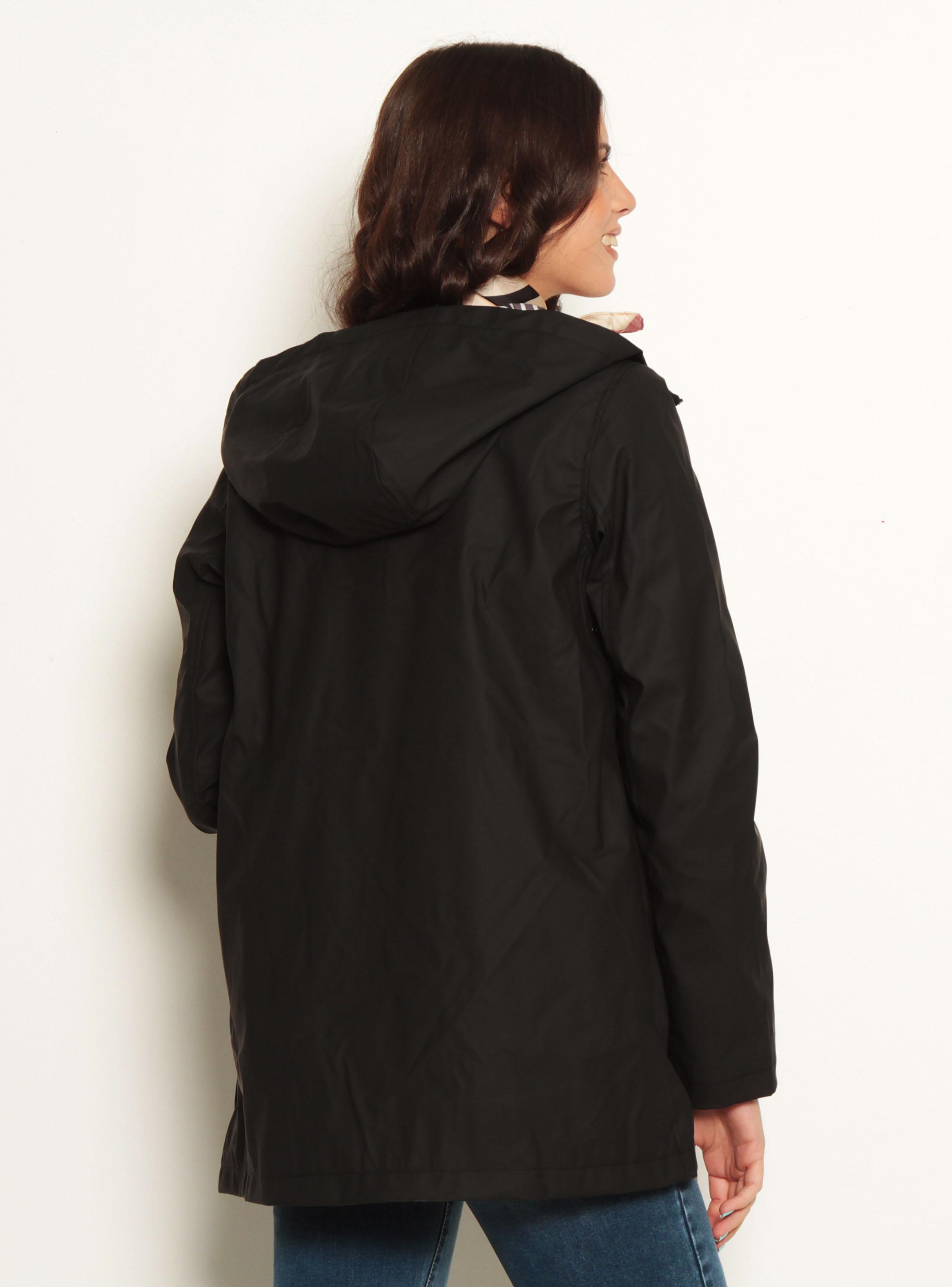 Chaqueta Impermeable con Capucha y Cierre-1