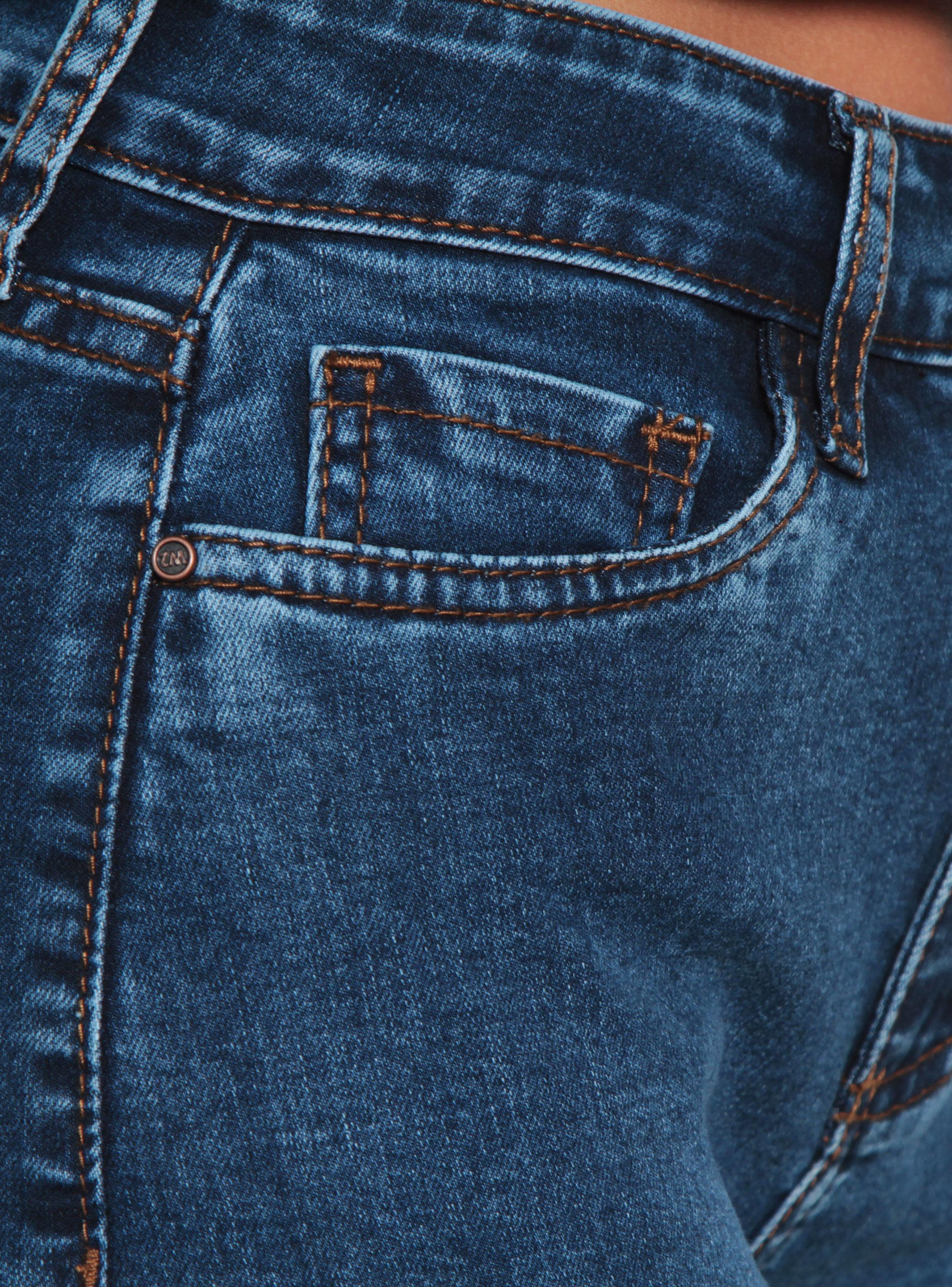 Jeans Básico Recto Tiro Alto Marilyn Pretina un Botón-2