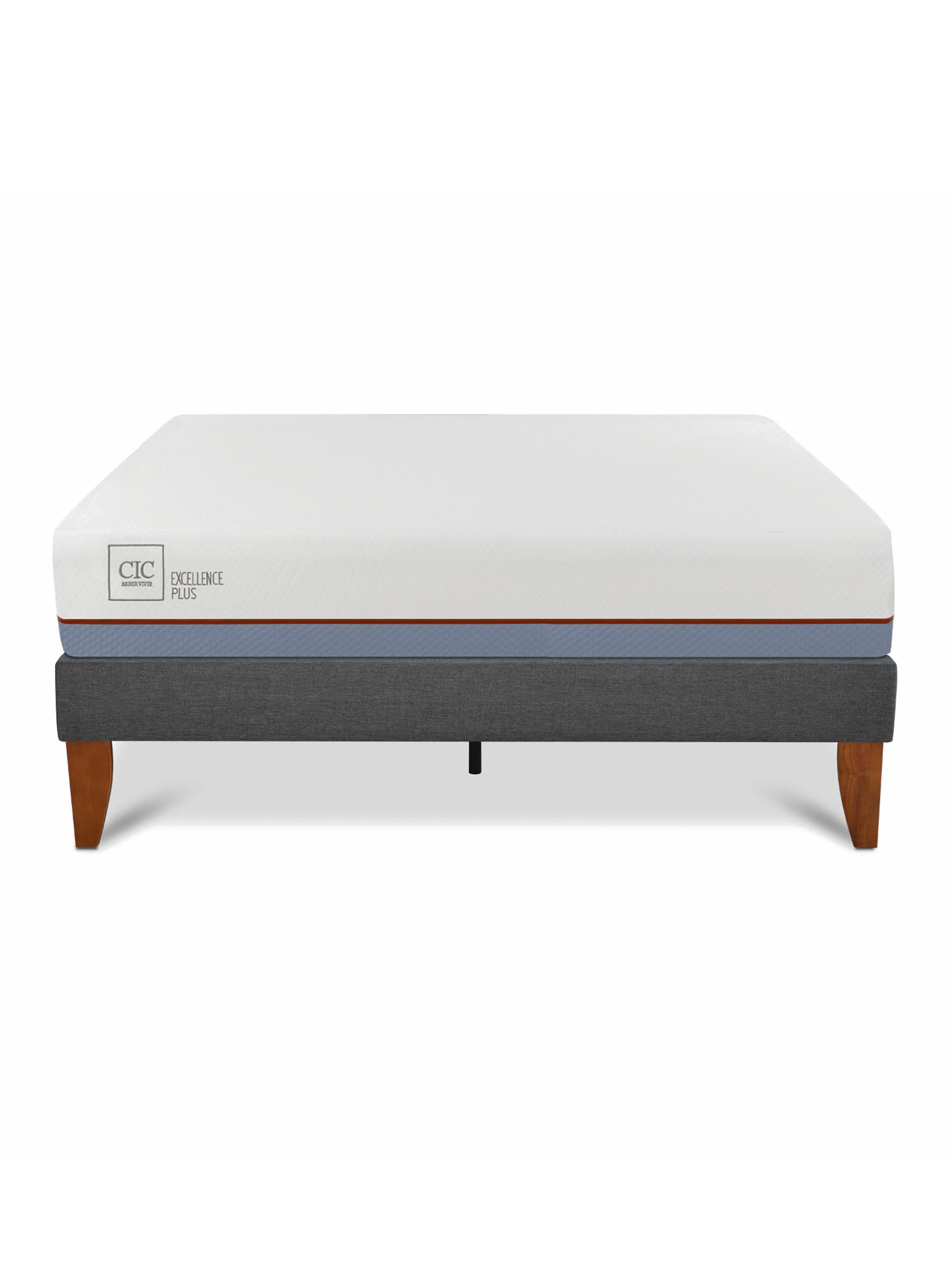 Cama Europea Box Excellence Plus 1.5 Plazas Base Normal-2