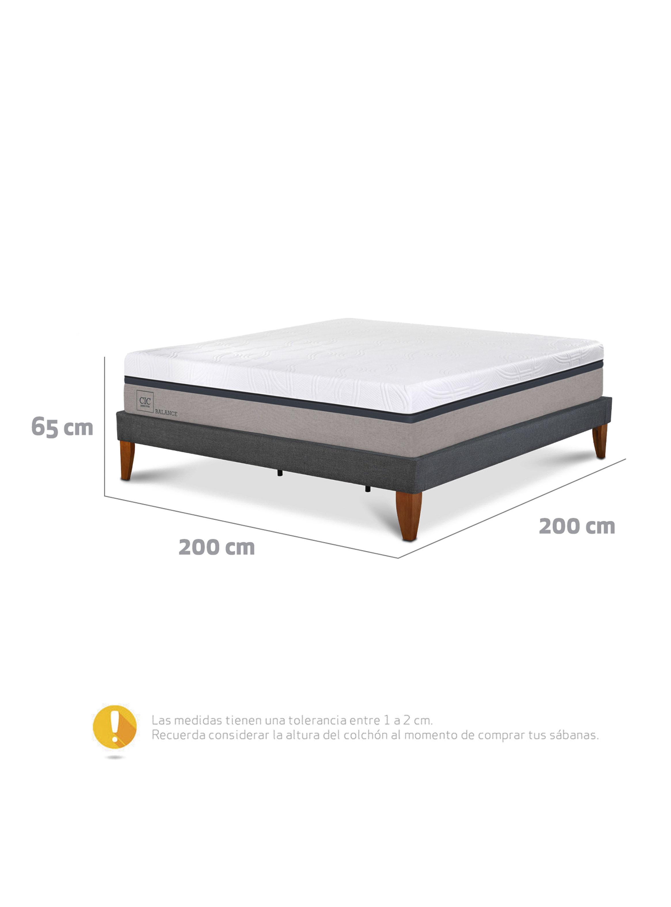 Cama Europea Box Balance Súper King Base Normal-1