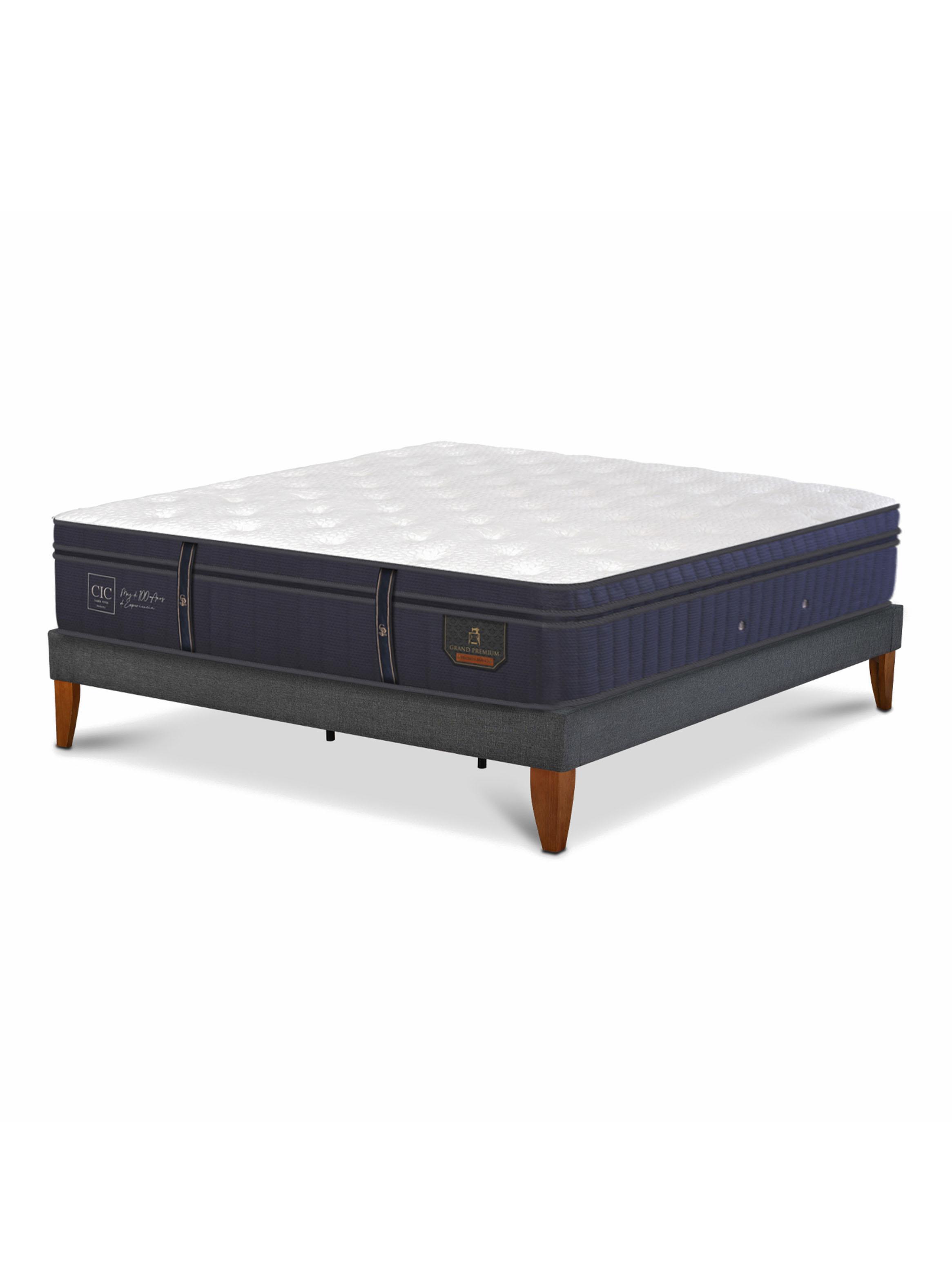Cama Europea Box Grand Premium Súper King Base Normal-0