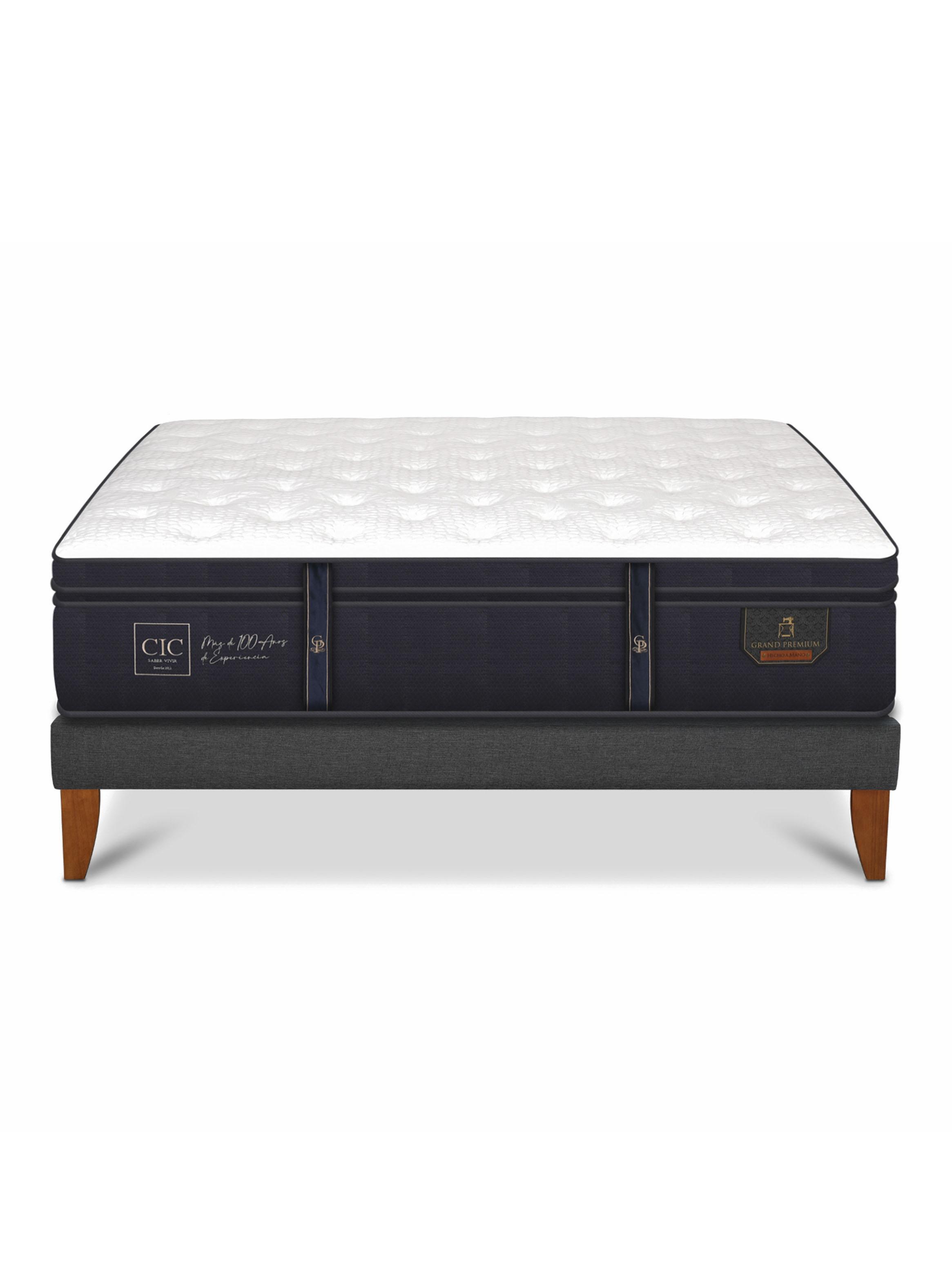 Cama Europea Box Grand Premium Súper King Base Normal-2
