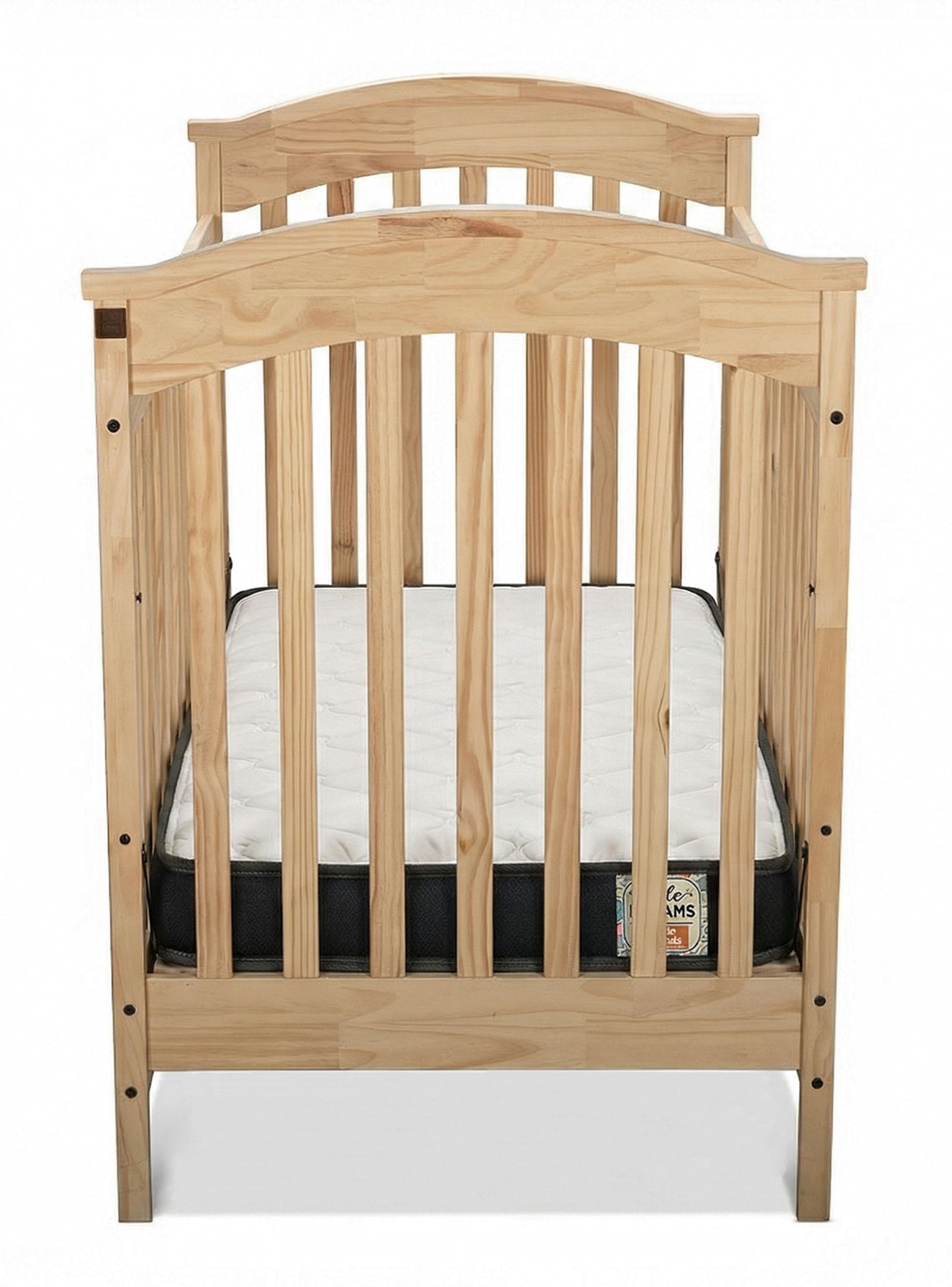 Cuna Little Dreams Natural + Colchón-2