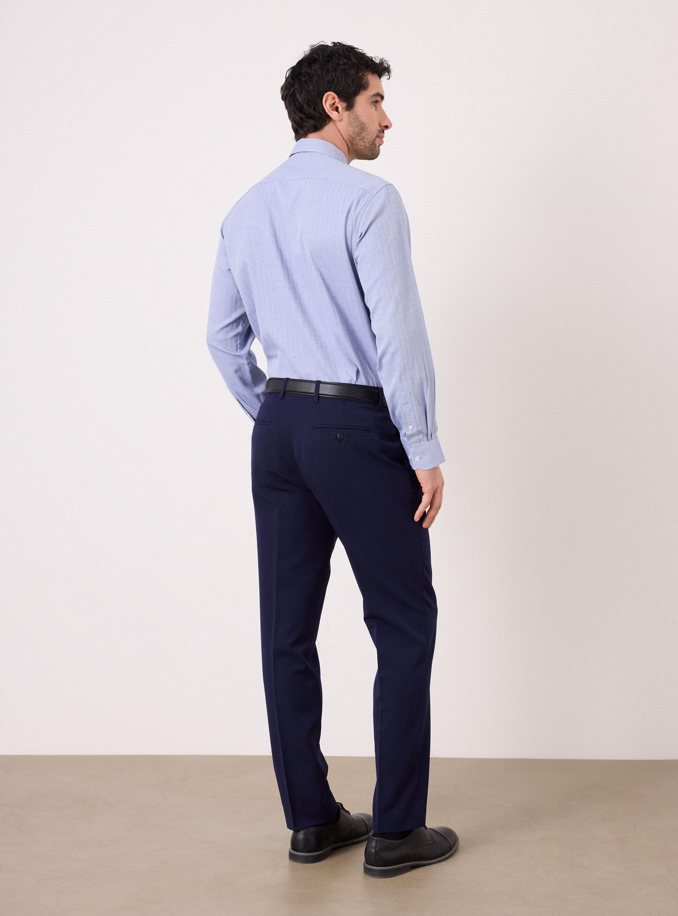 Pantalón Vestir Slim Fit Spandex-5