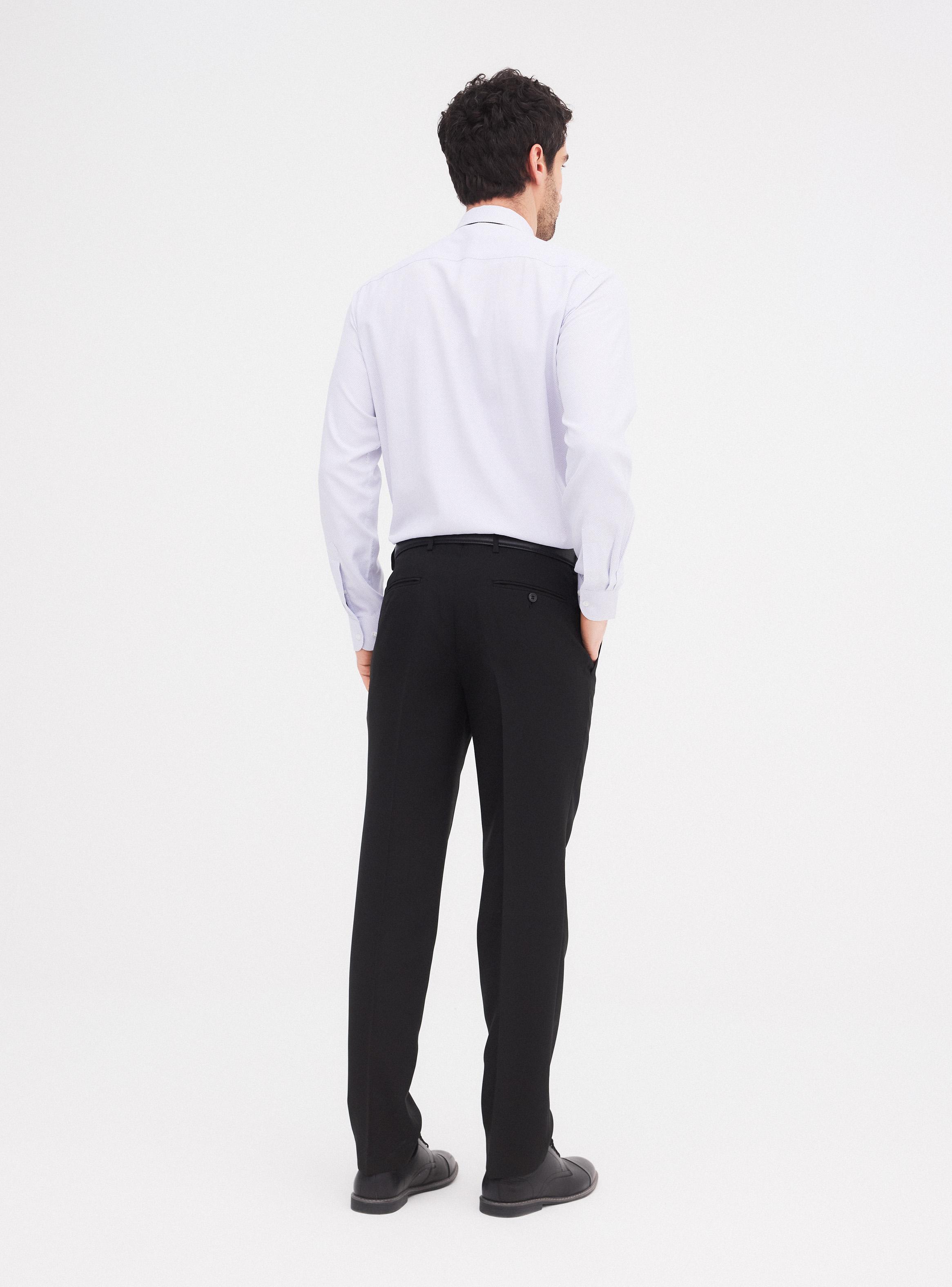 Pantalón Vestir Formal Slim Fit Oxford-5