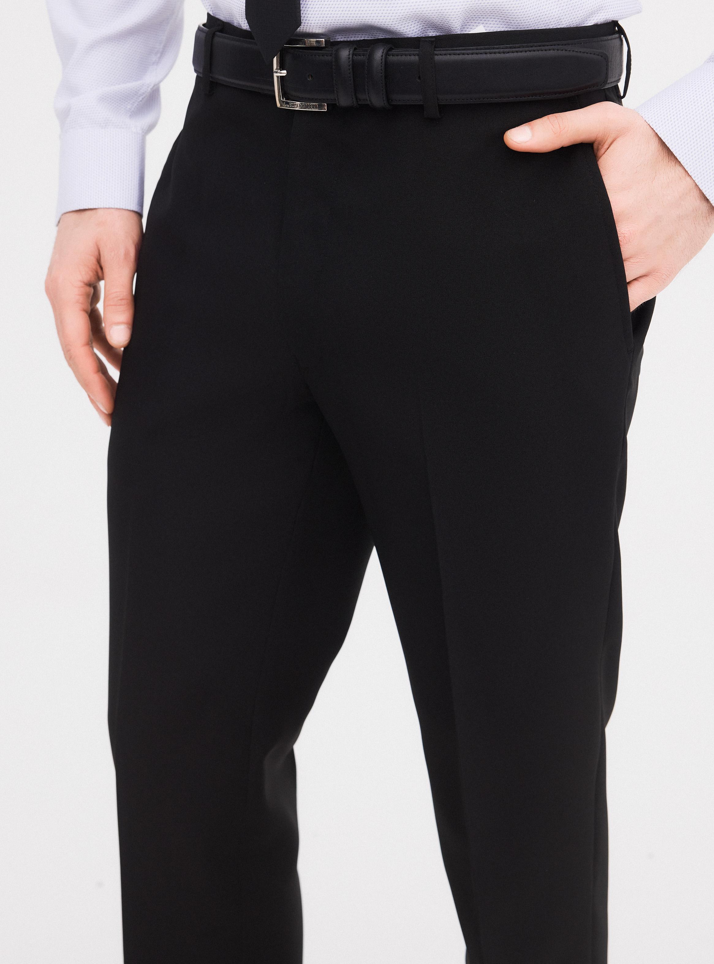 Pantalón Vestir Formal Slim Fit Oxford-2