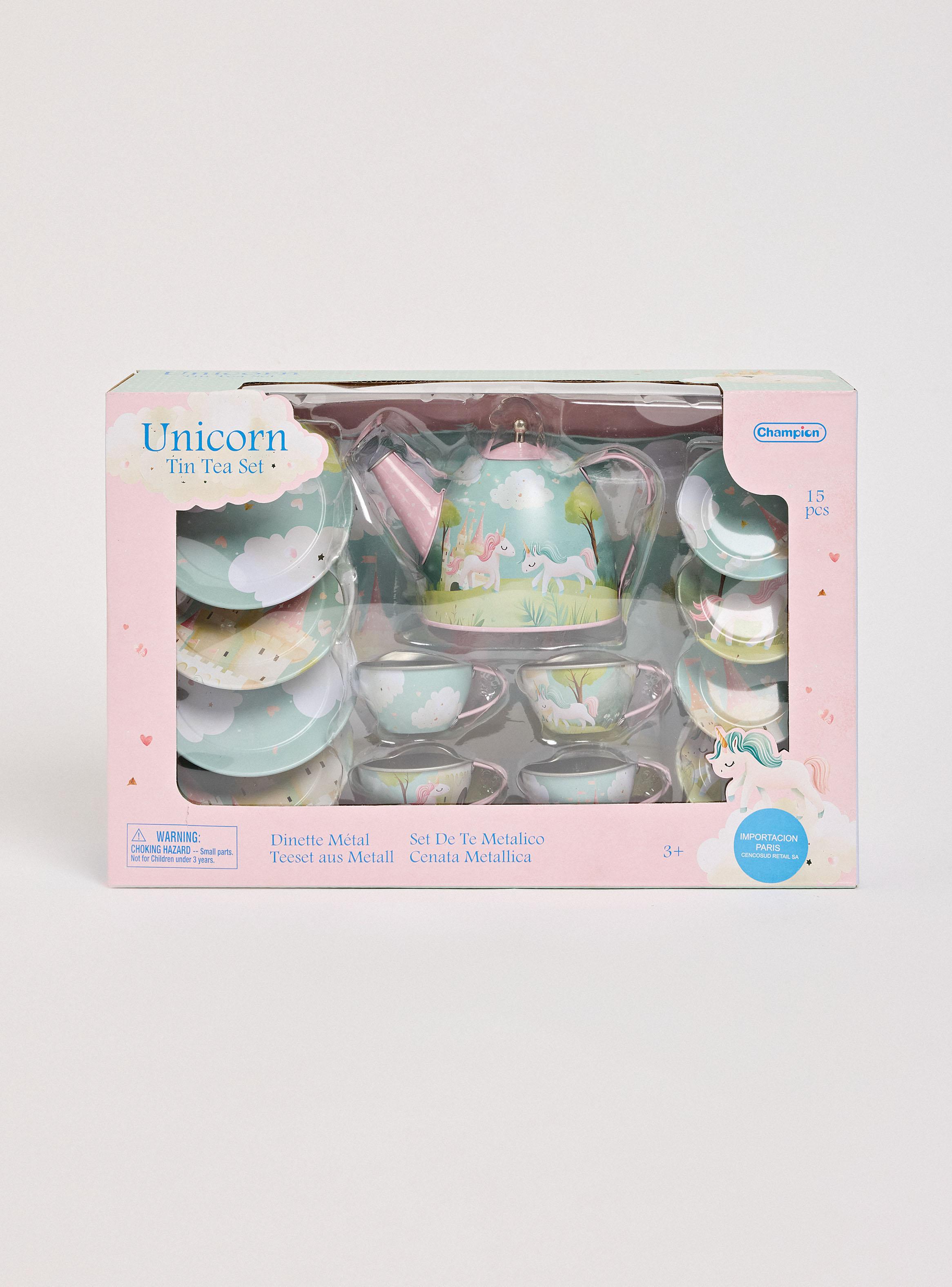 Accesorio Mini Hogar Set de Té Unicorio 15 Piezas-2
