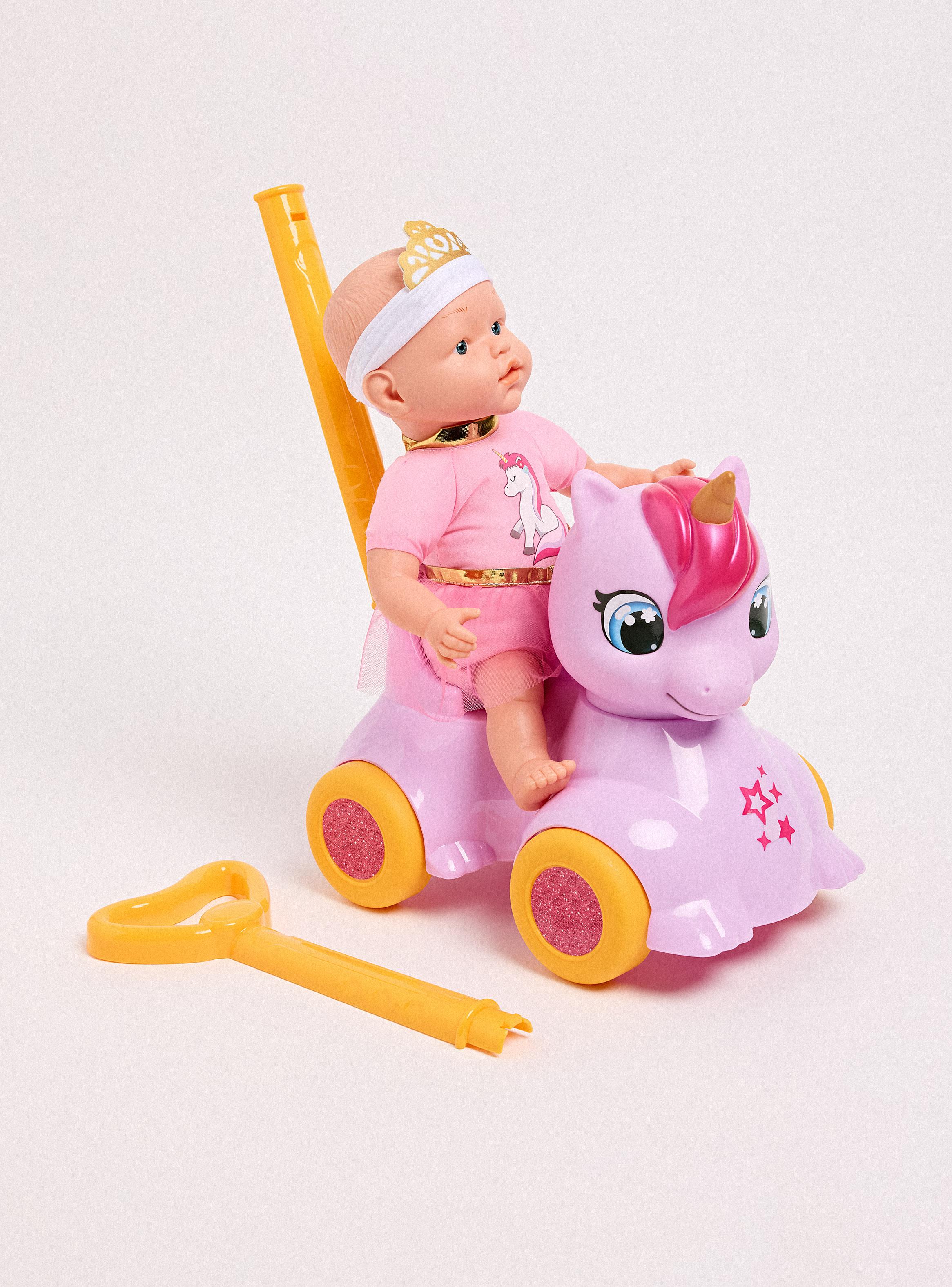 Muñeca Dolly + Correpasillo Unicornio-2