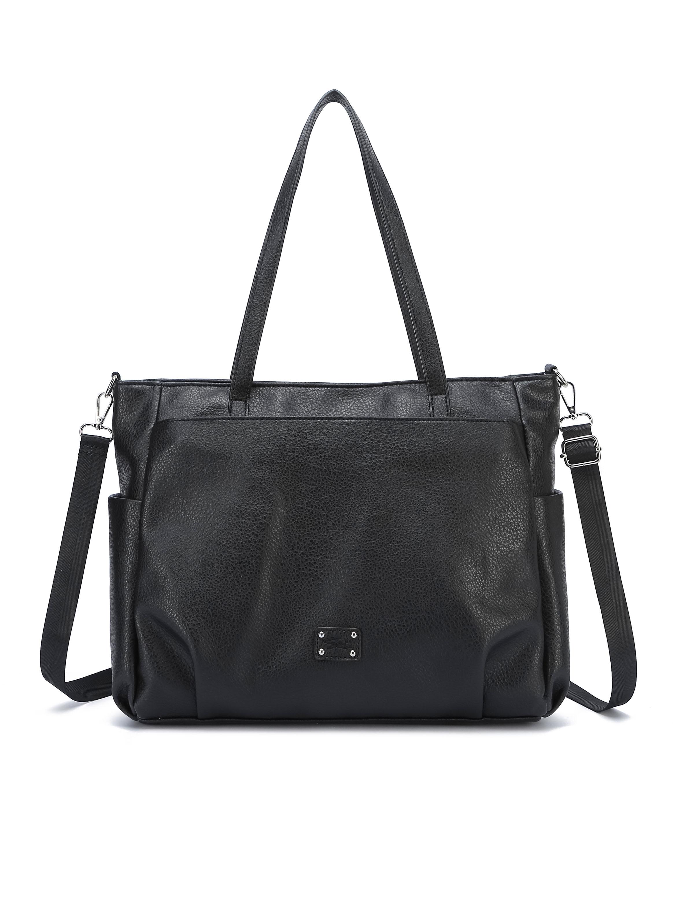 Cartera Tipo Bolso Porta Notebook Kiev Negra-0