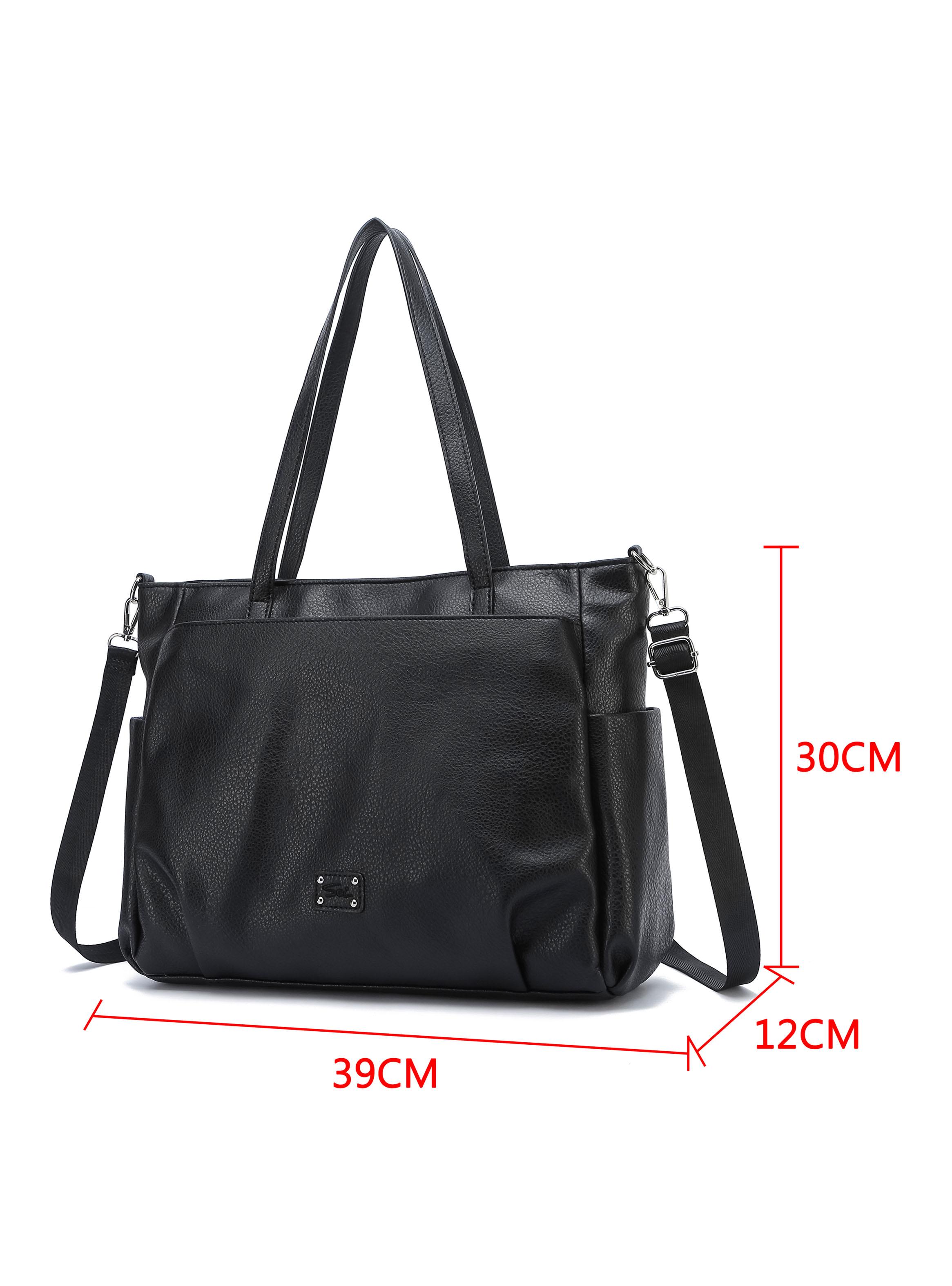 Cartera Tipo Bolso Porta Notebook Kiev Negra-1