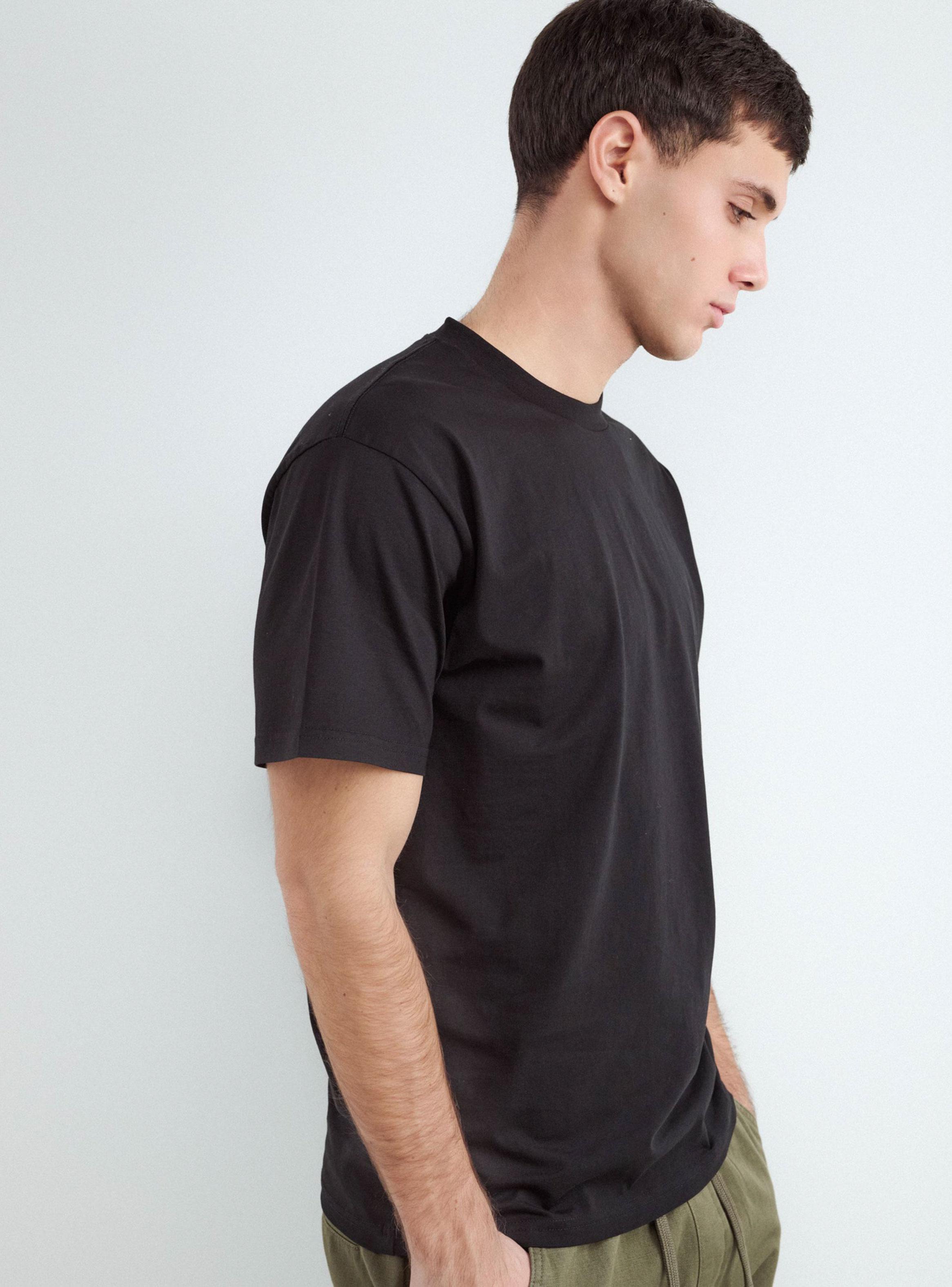 Polera Regular Lisa Manga Corta-2