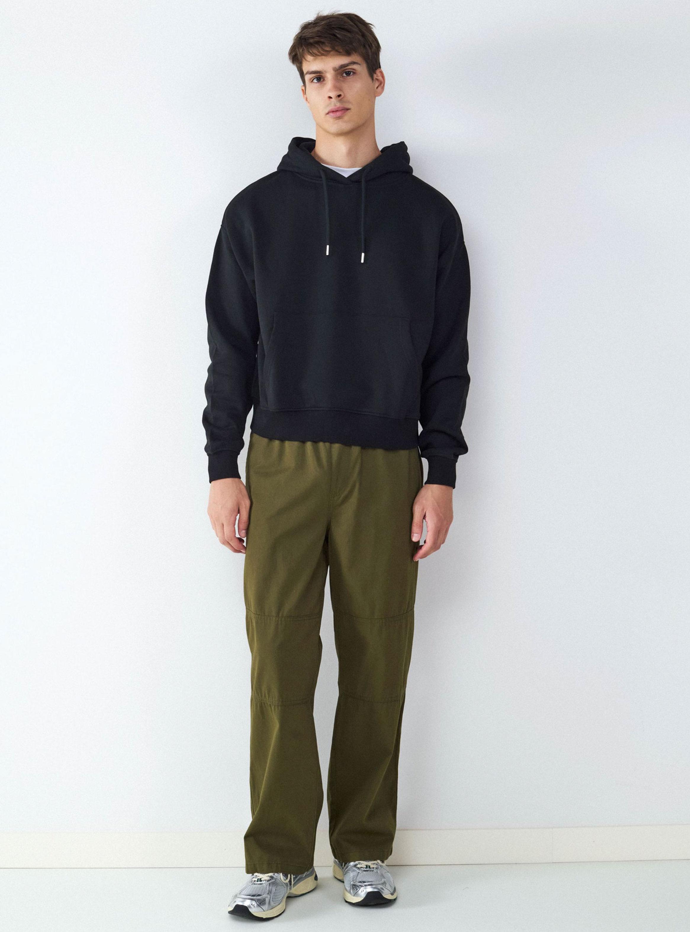 Polerón Hoodie Deportivo Bolsillo Caguro-2