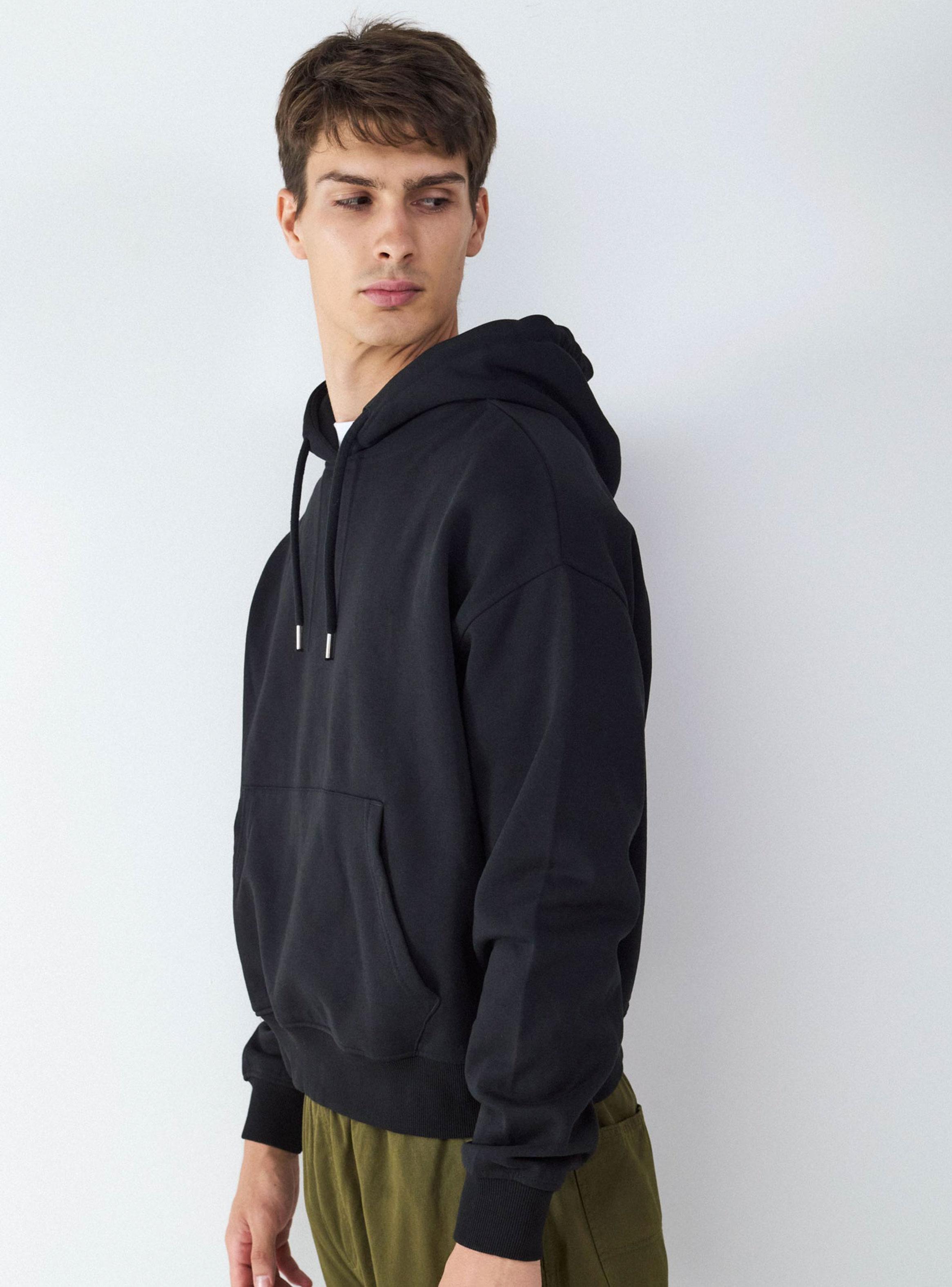 Polerón Hoodie Deportivo Bolsillo Caguro-1