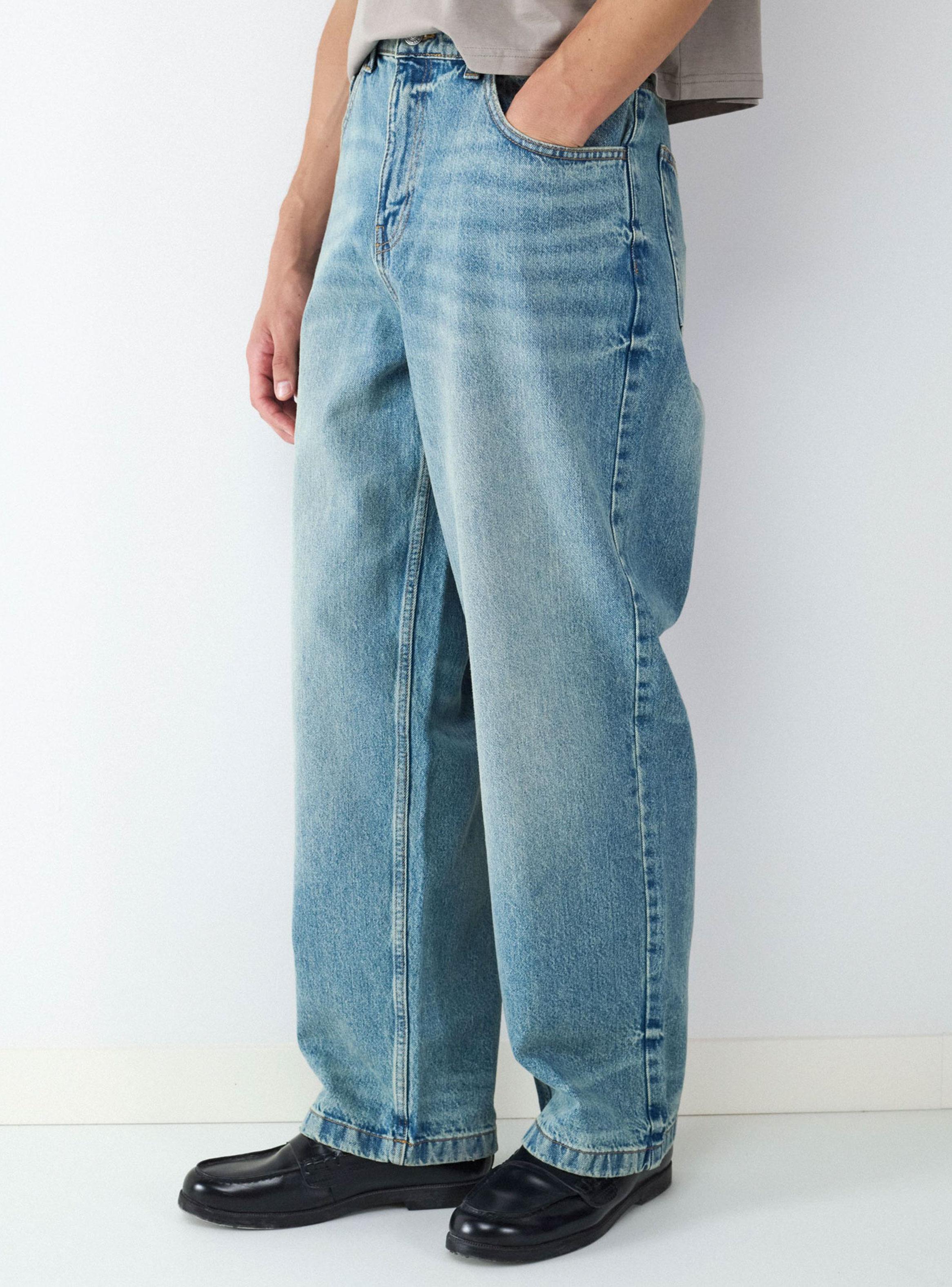 Jean Straight Fit Tiro Medio-2