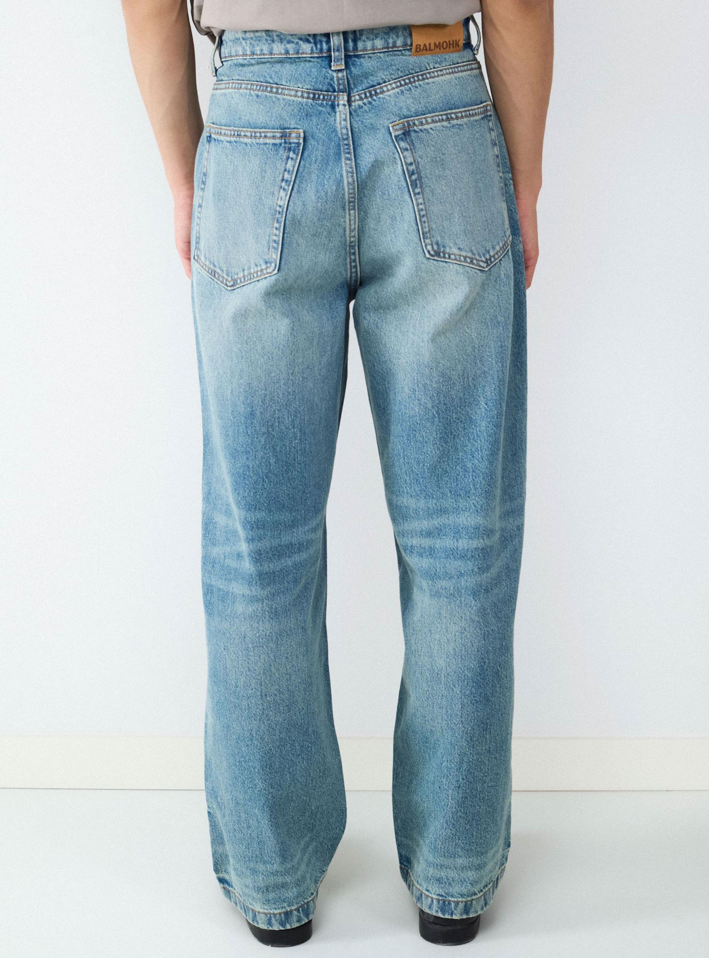 Jean Straight Fit Tiro Medio-1