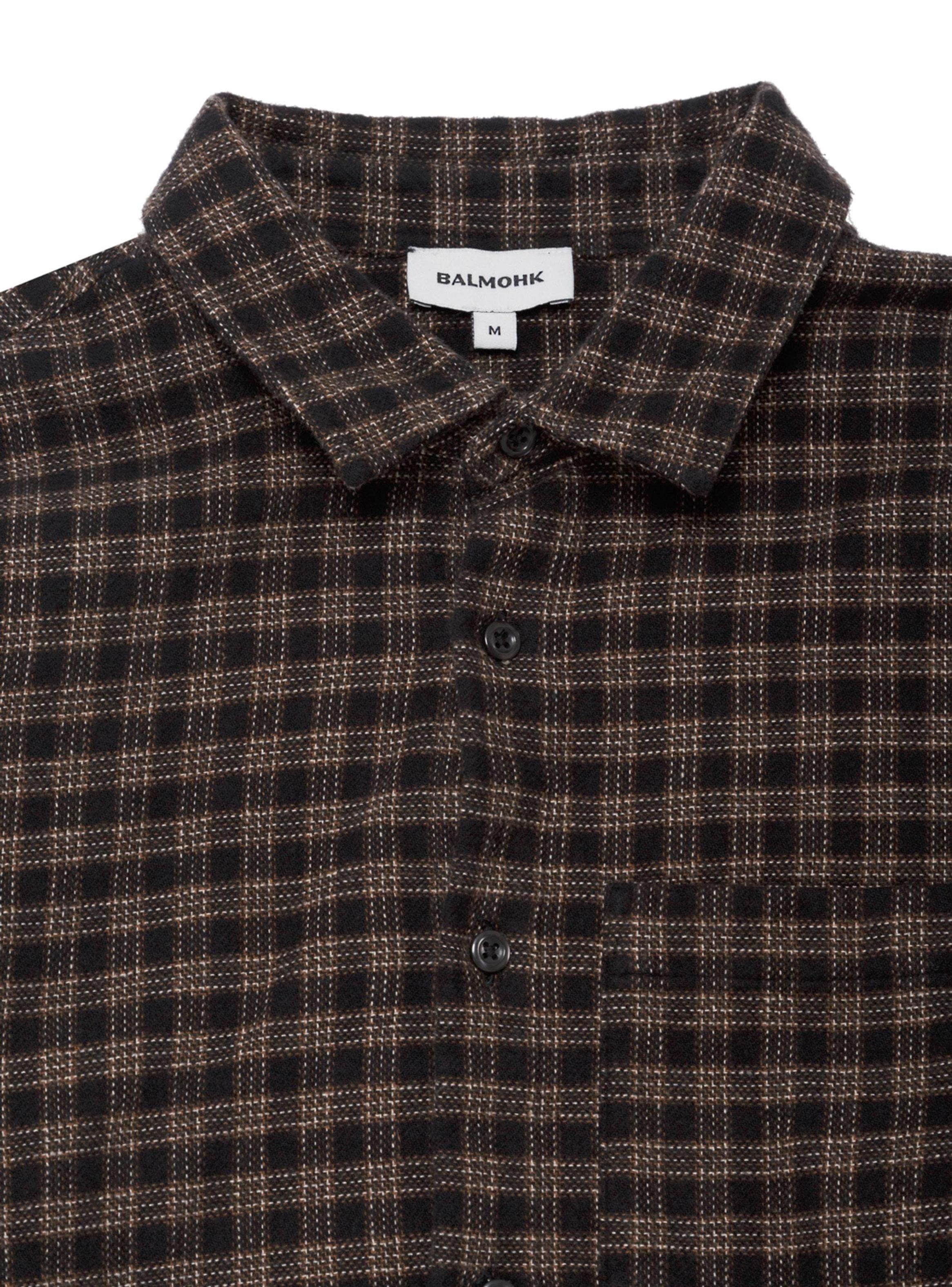 Camisa Casual Estampada Bolsillo Frontal-3