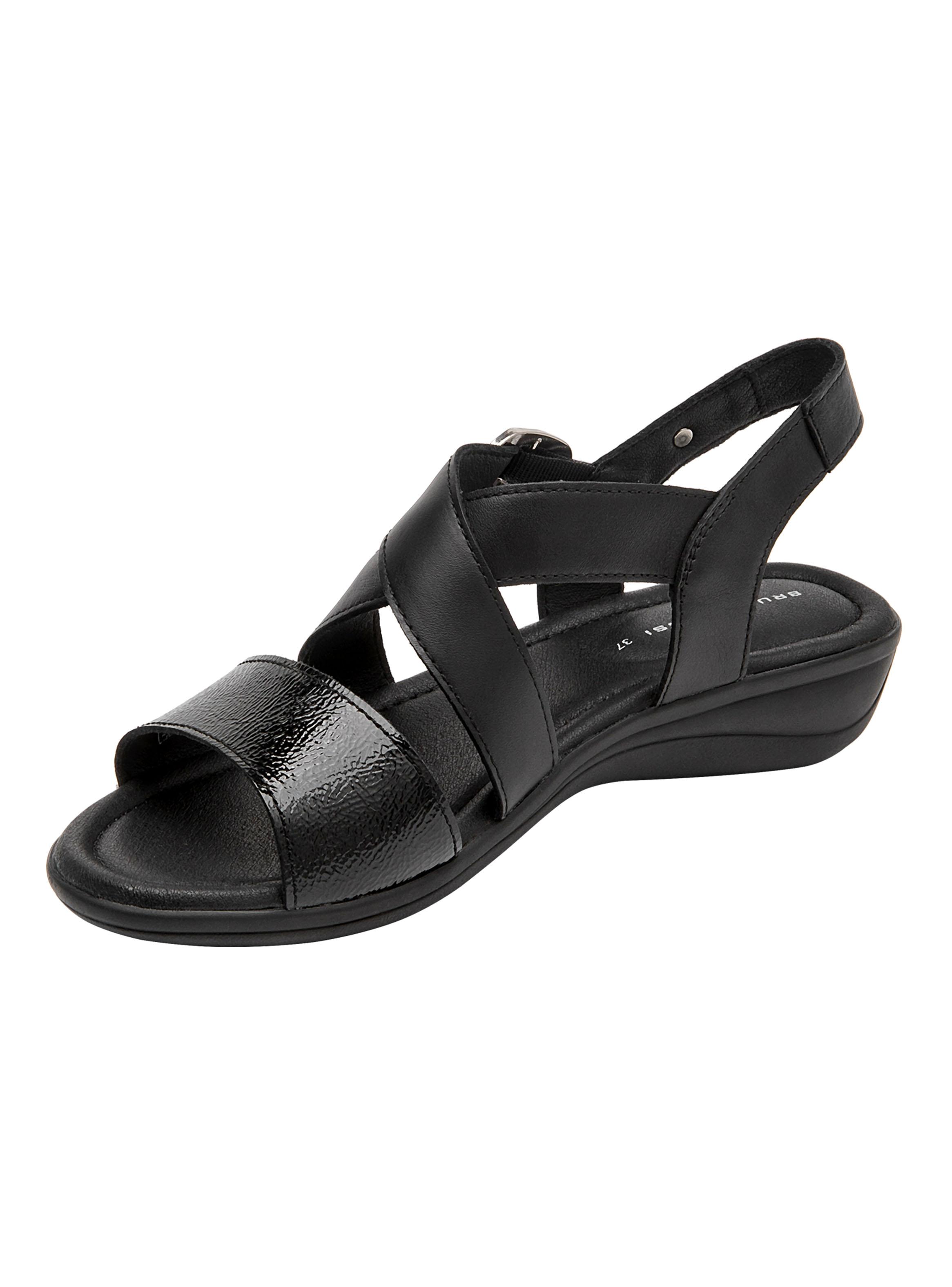 Sandalia Mujer con Correas BRM0400 Cuero-3