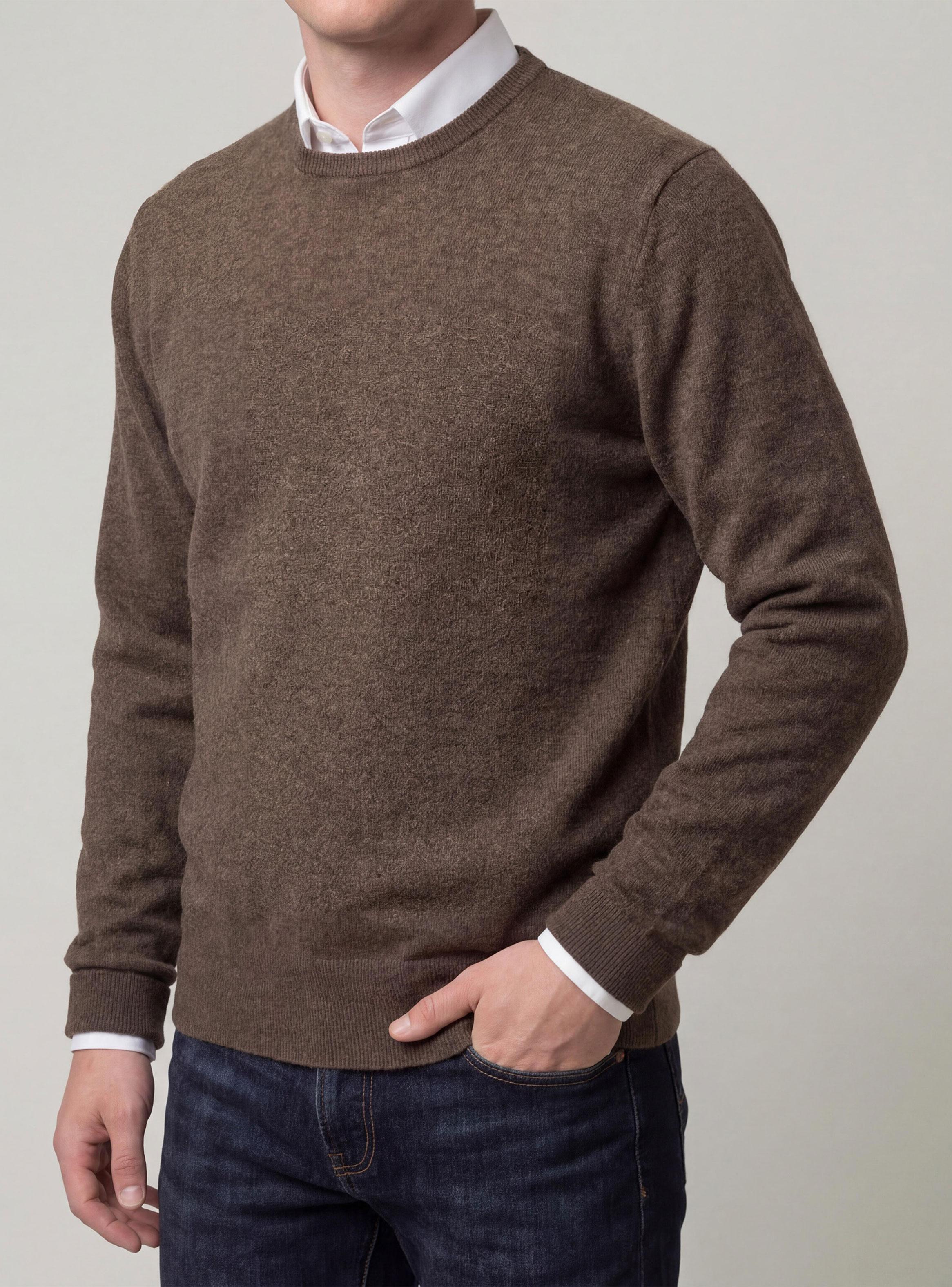 Sweater Liso Merino Cuello Redondo Regular-2