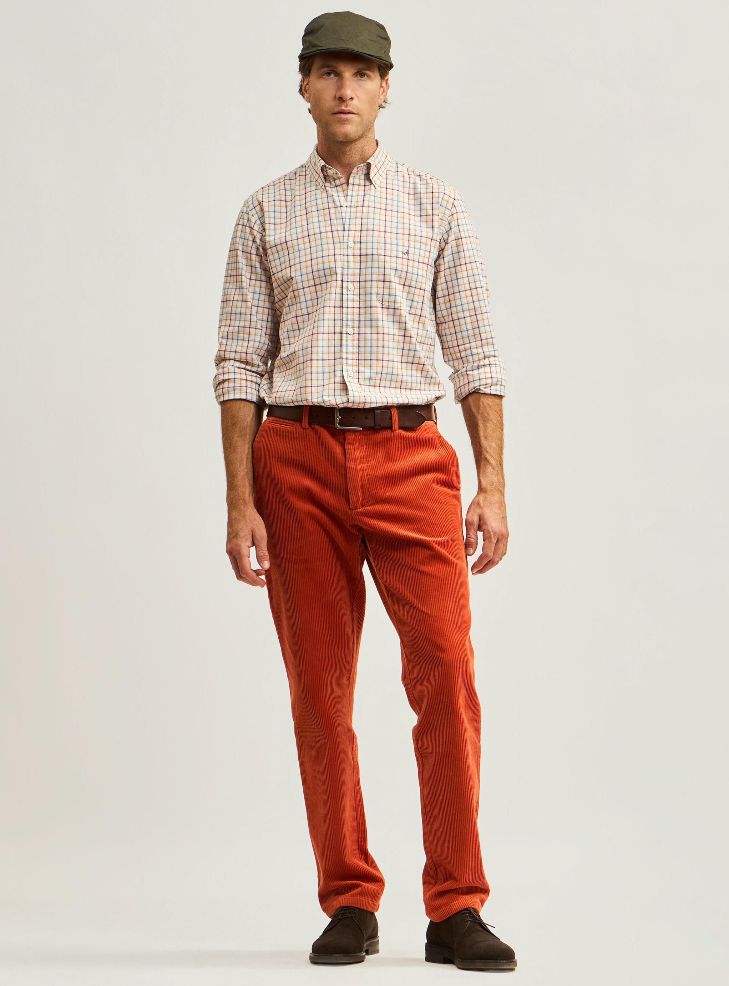 Camisa Casual Print Cuadros Regular-3