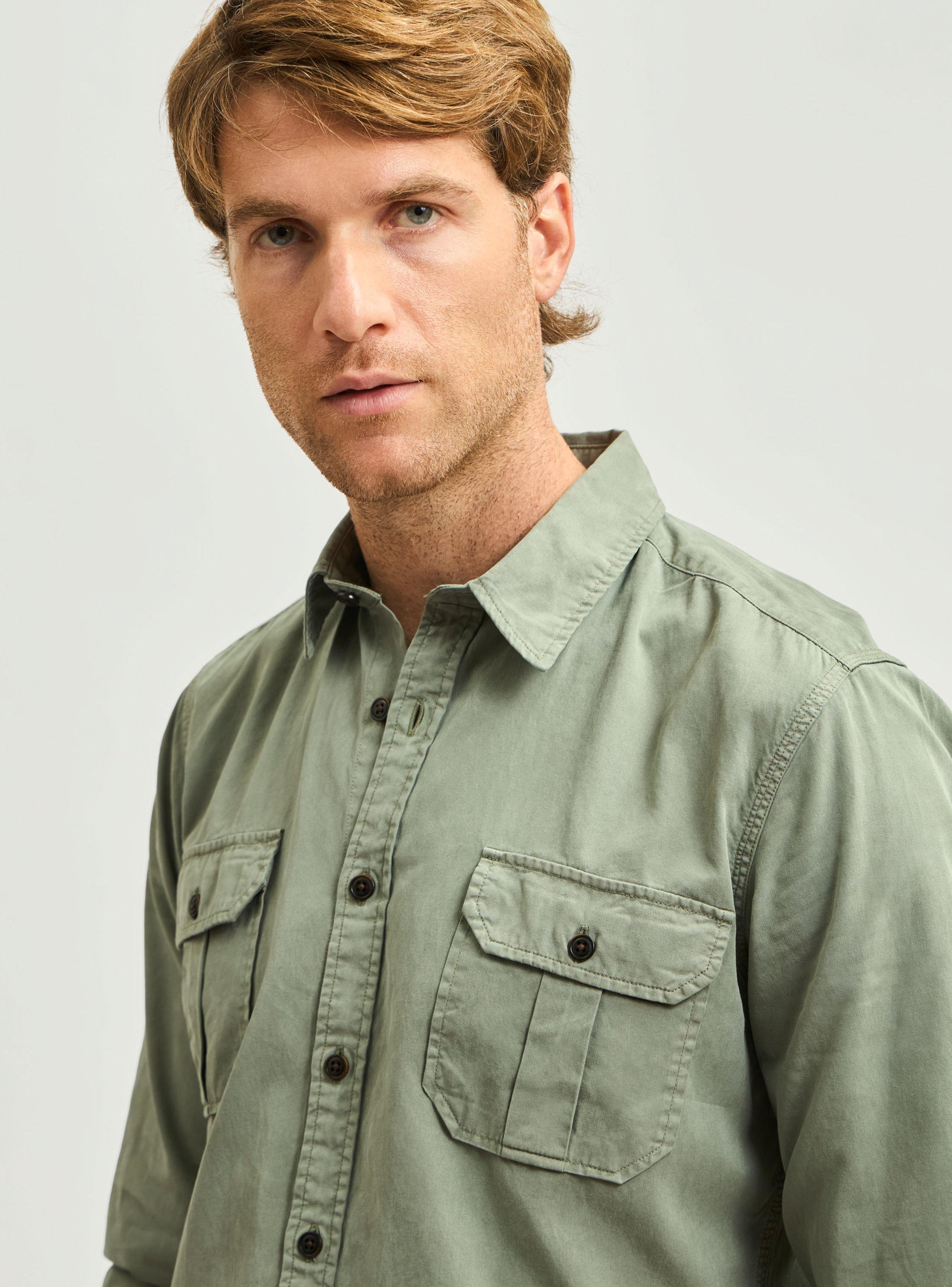 Camisa  Army Tencel Vintage Regular-2