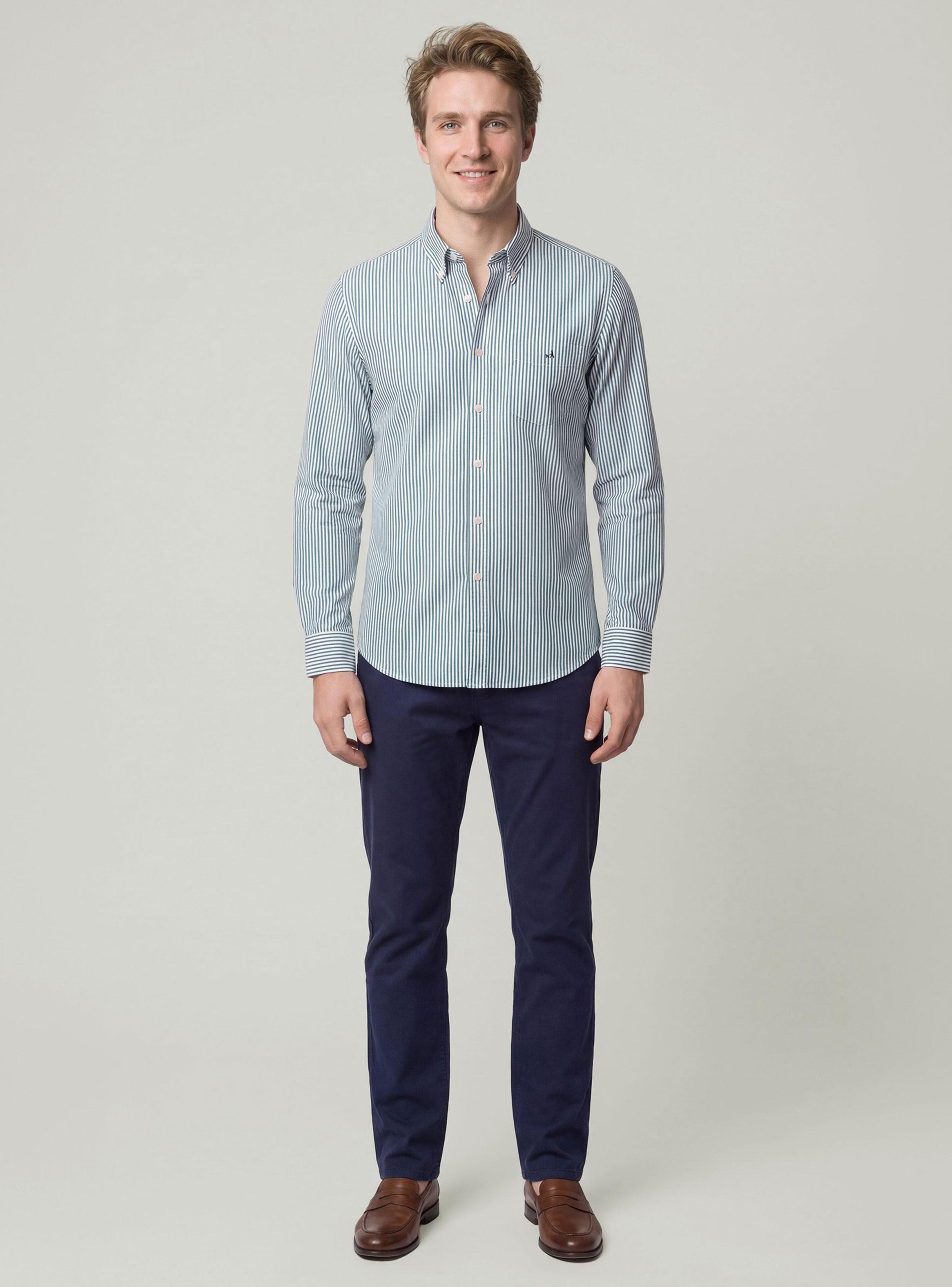 Camisa Sport Button Down Weekend Rayas Regular-3