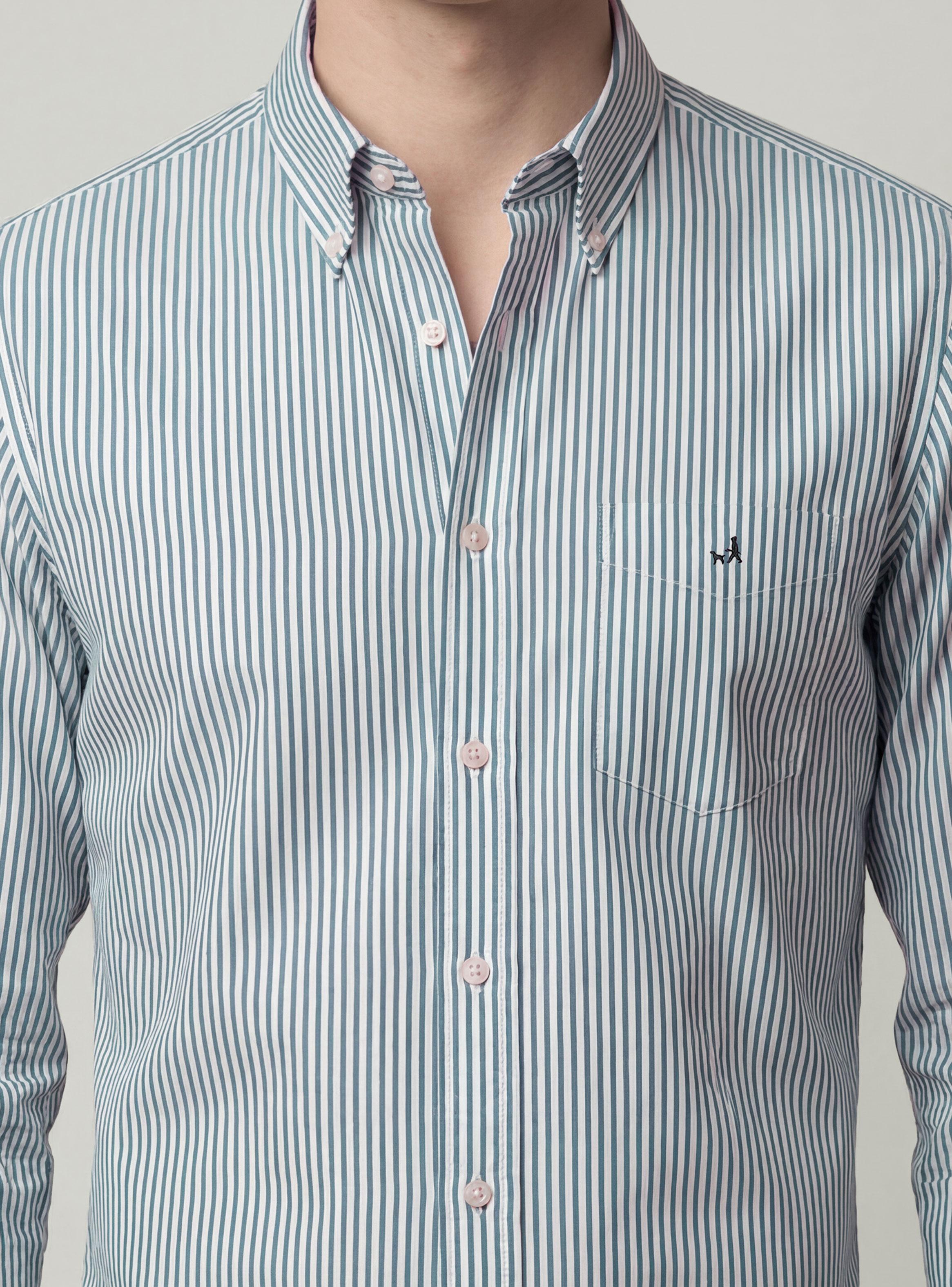Camisa Sport Button Down Weekend Rayas Regular-2