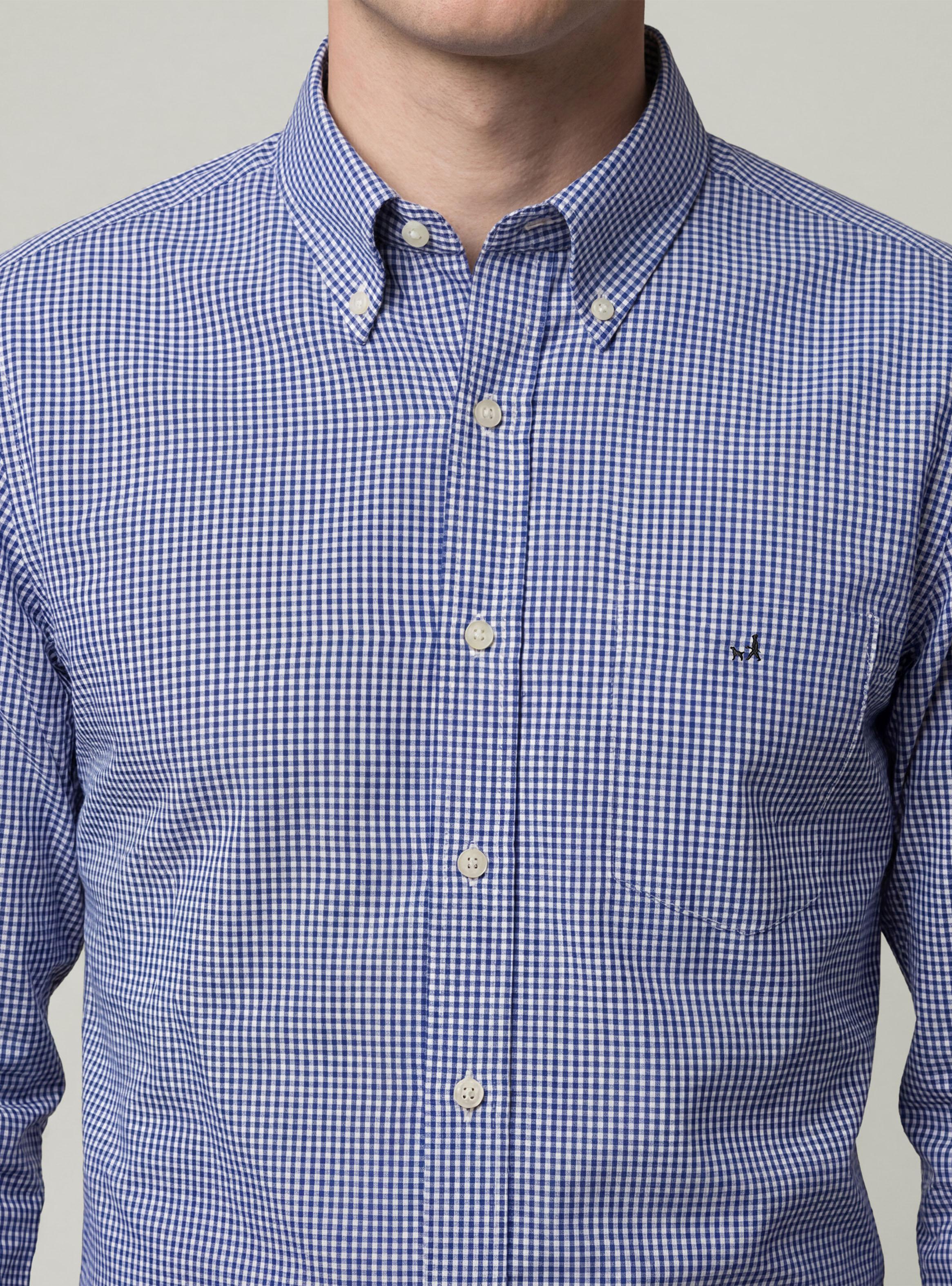 Camisa Sport Manga Larga a Cuadros Regular-2