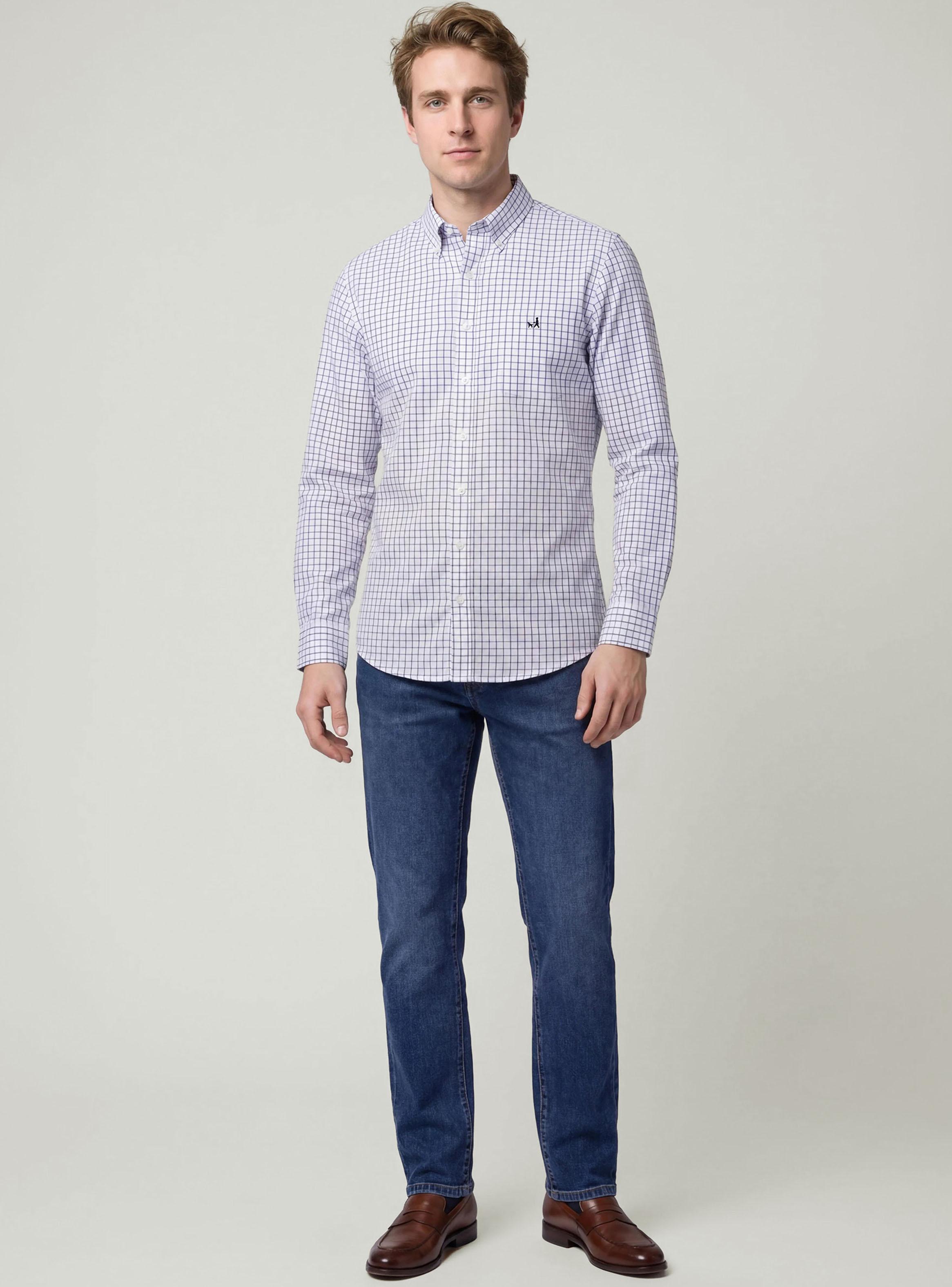 Camisa Weekend Manga Larga a Cuadros Regular-3