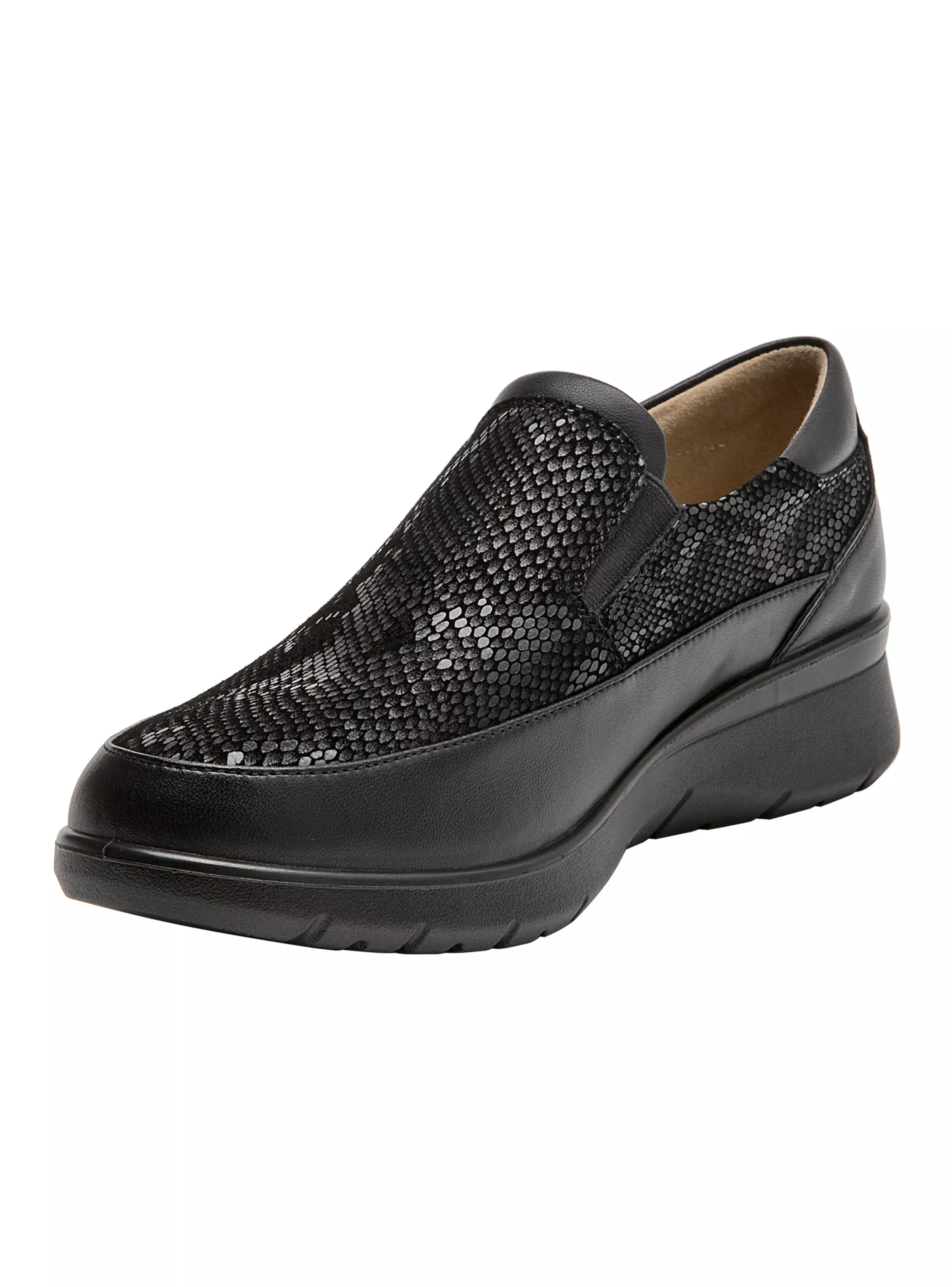 Zapato Casual Cuero BRM0132 Slip On Mujer-3