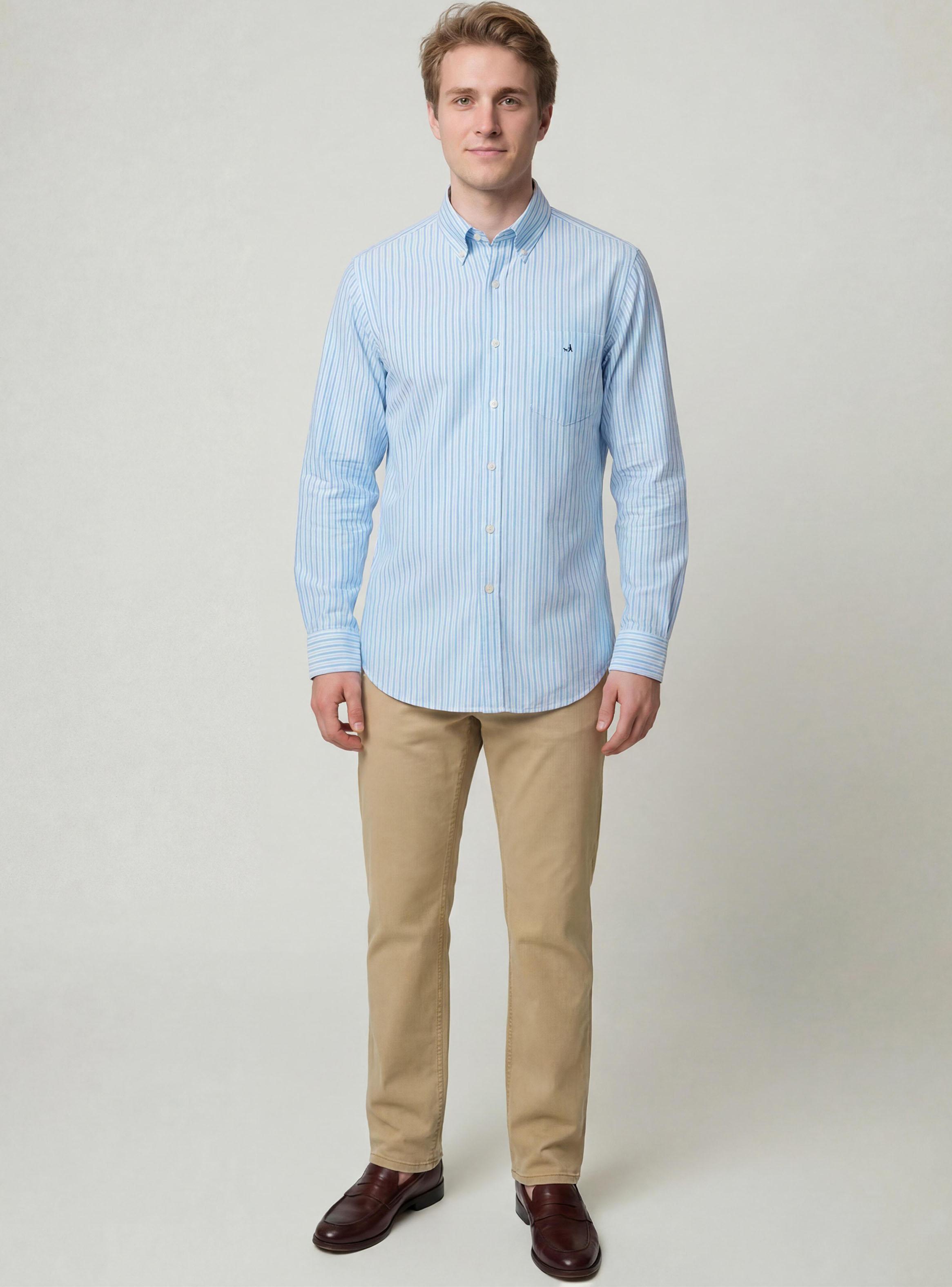 Camisa Sport Button Down Cuadros Regular-3