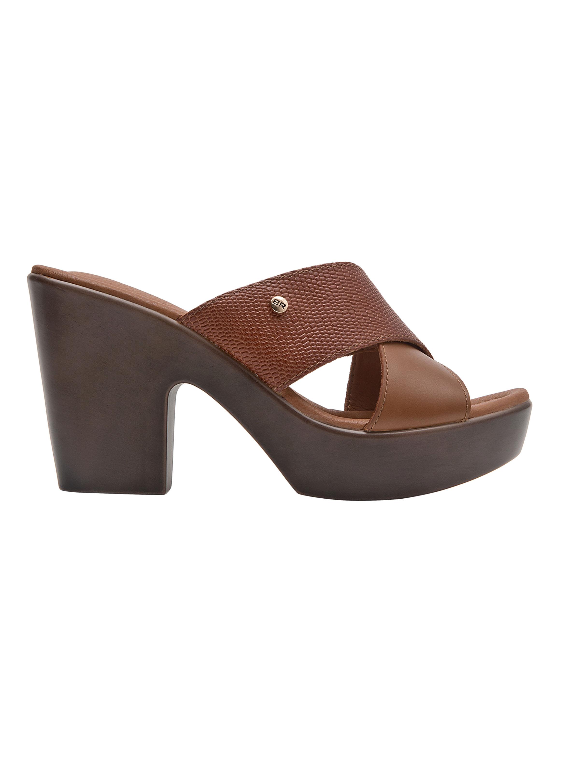 Sandalia Correas Cruzada BRM0419 Cuero Mujer-0