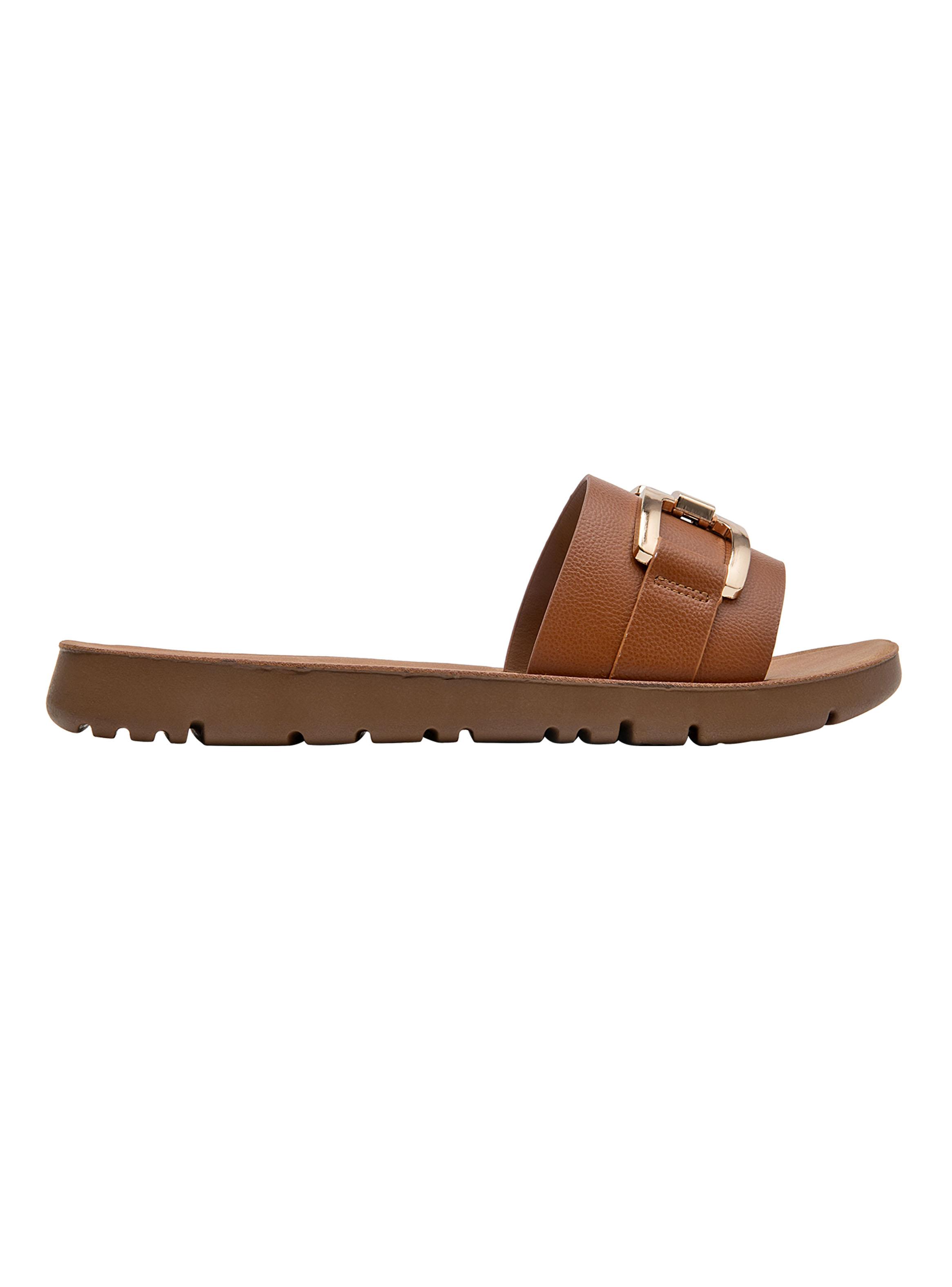 Sandalia Plana con Hebilla BRM0490-0