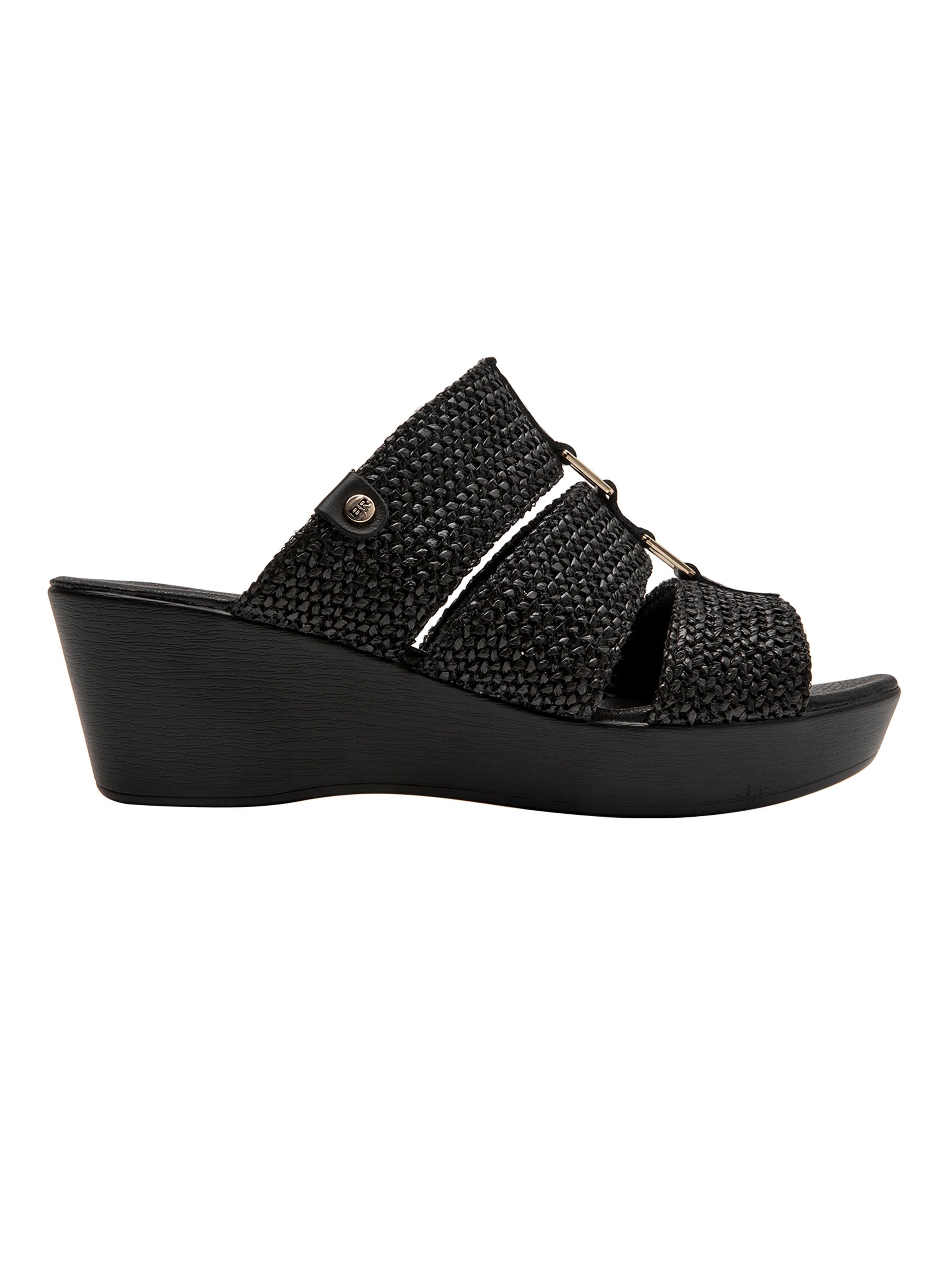 Sandalia Mujer Correas Texturizada BRM0412-0