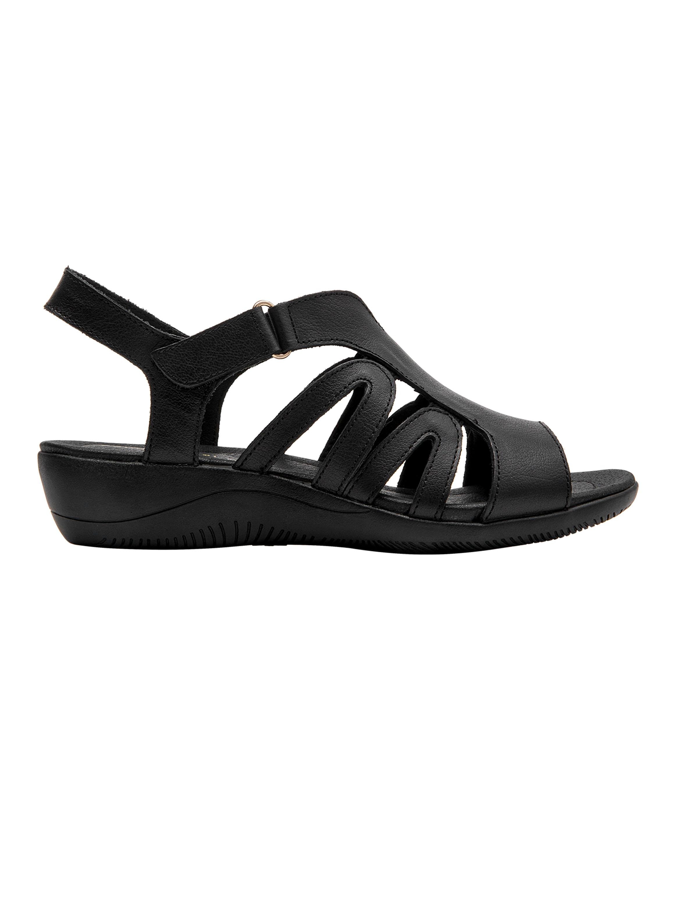 Sandalia BRM0405 Correas y Velcro Mujer Cuero-0