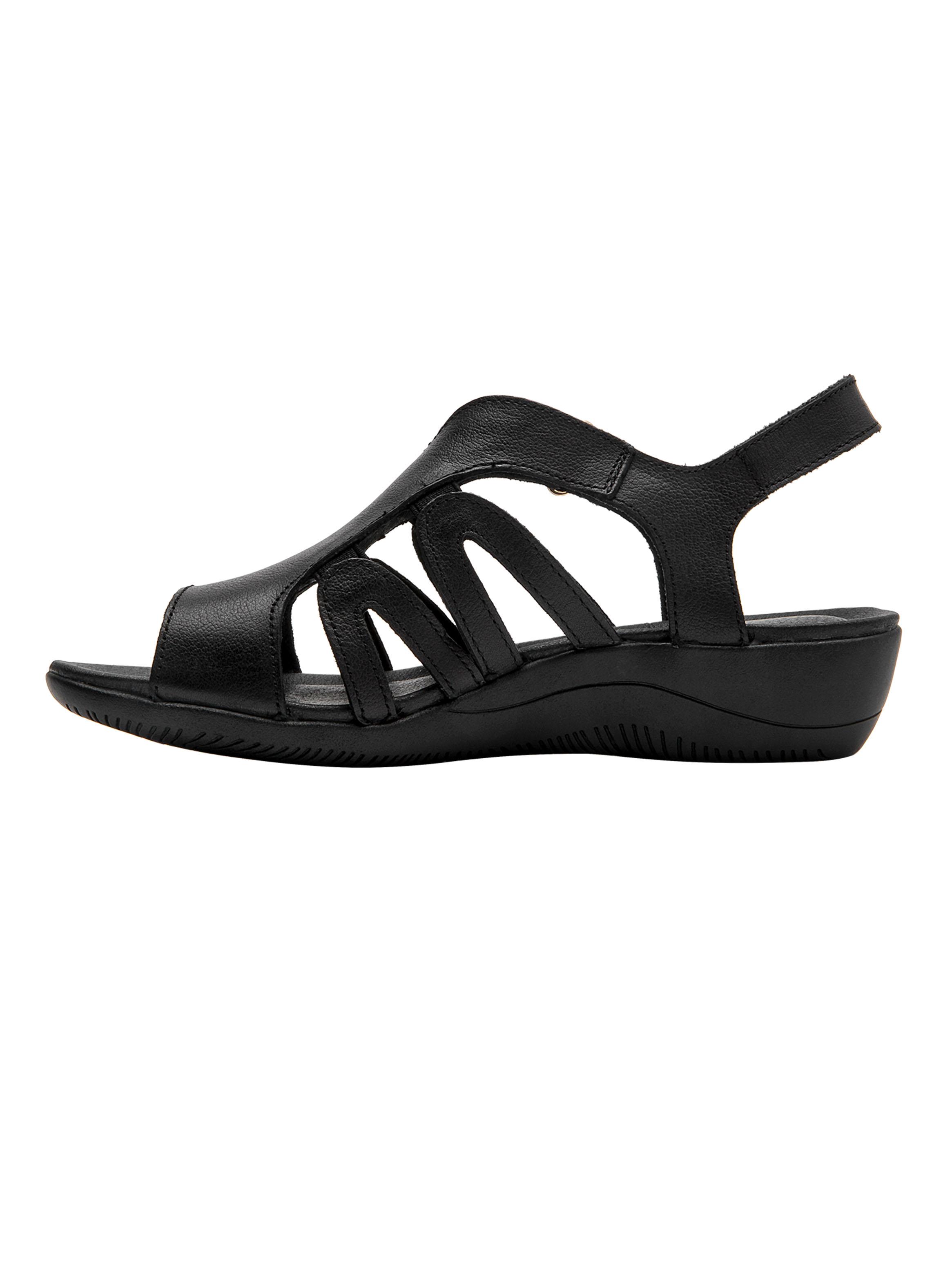 Sandalia BRM0405 Correas y Velcro Mujer Cuero-2