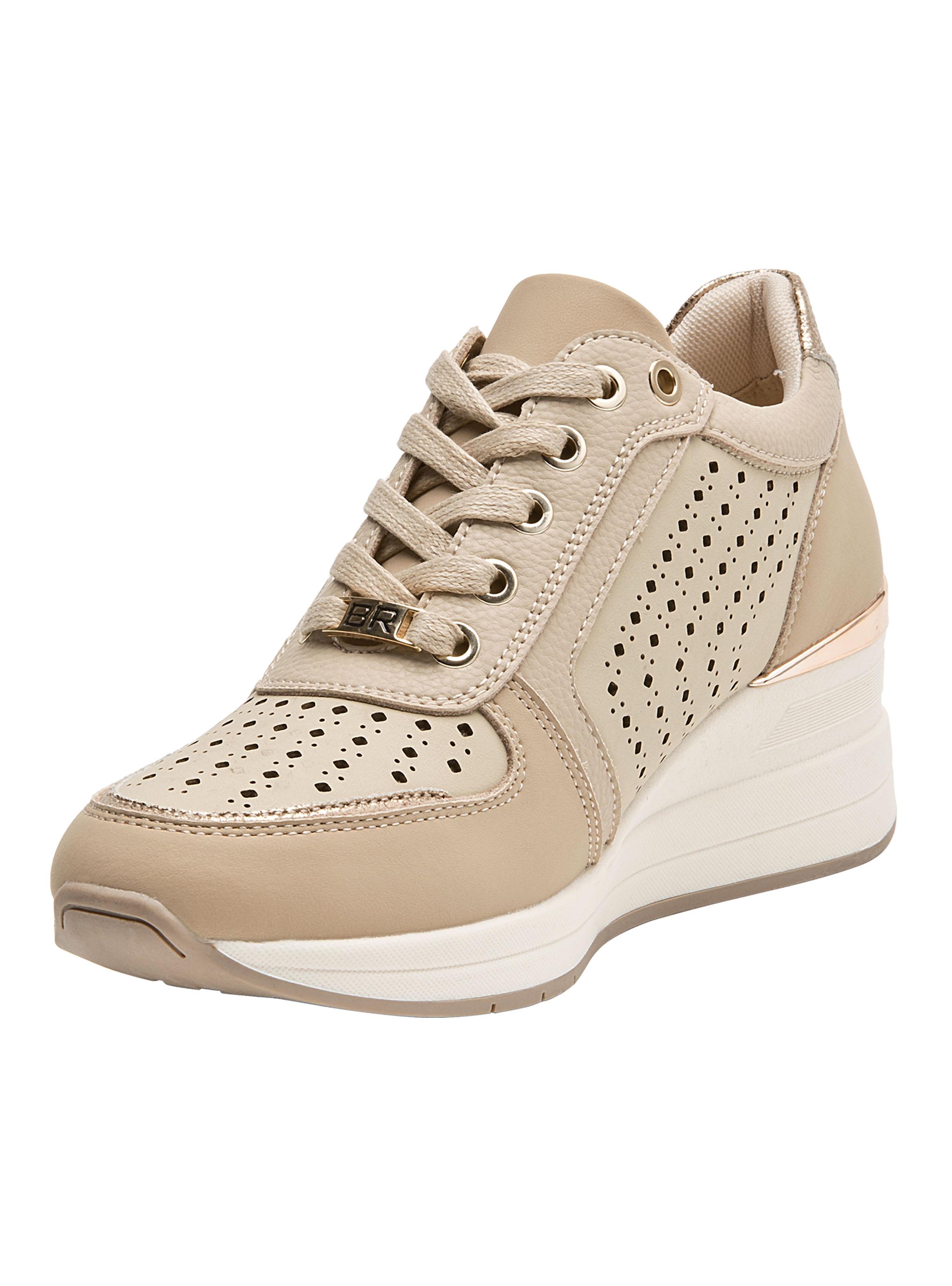 Zapatilla Urbana Brm0470 Perforciones Decorativas Mujer-3