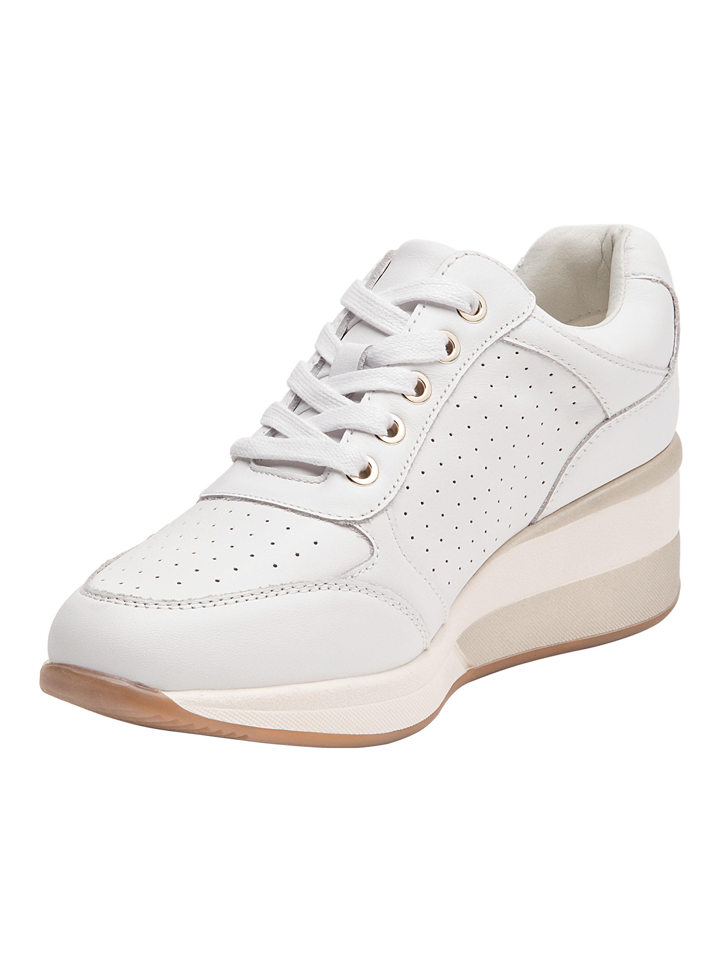 Zapatilla Urbana Metalizada Cuero Mujer-3